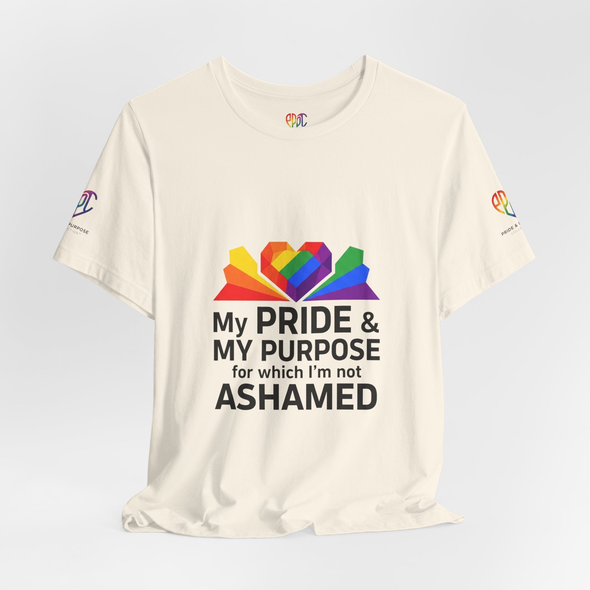My Pride & My Purpose™ Heavyweight Unisex Tee | LGBTQ+ Pride