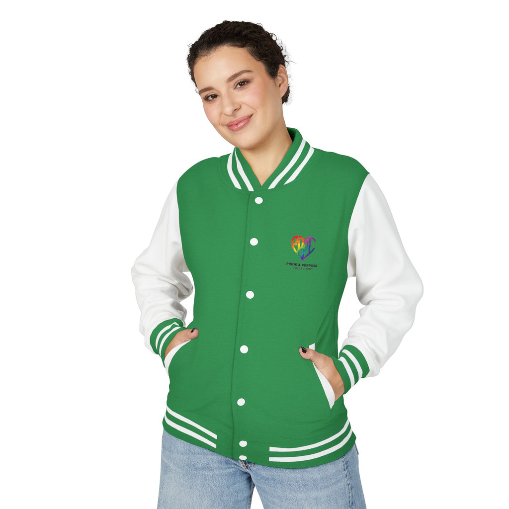 'Tis Our Pride & Purpose™ & Shall None Make Us Afraid™ Premium Varsity Jacket