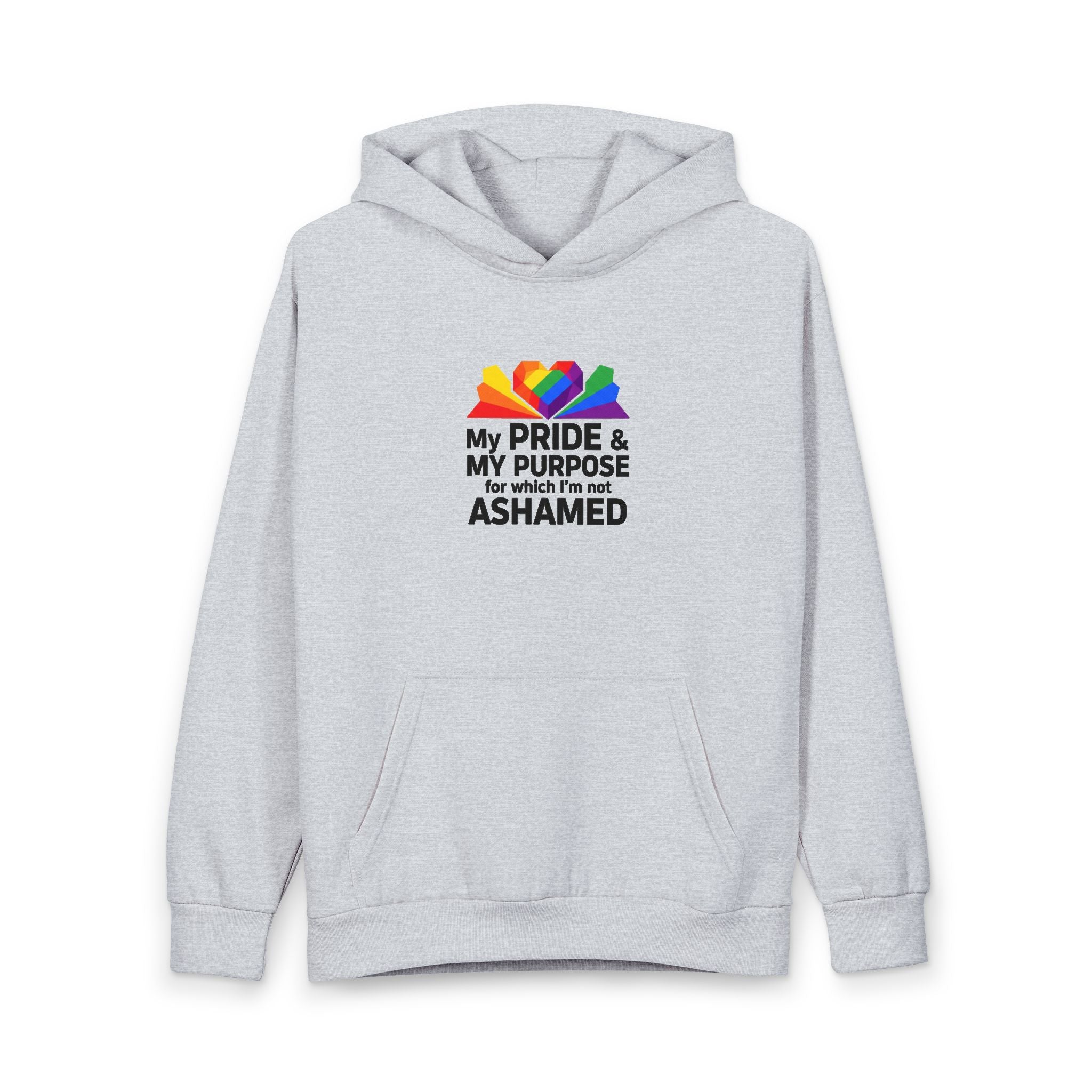 My Pride & My Purpose™ Premium Heavyweight Hoodie | LGBTQ+ Pride Apparel