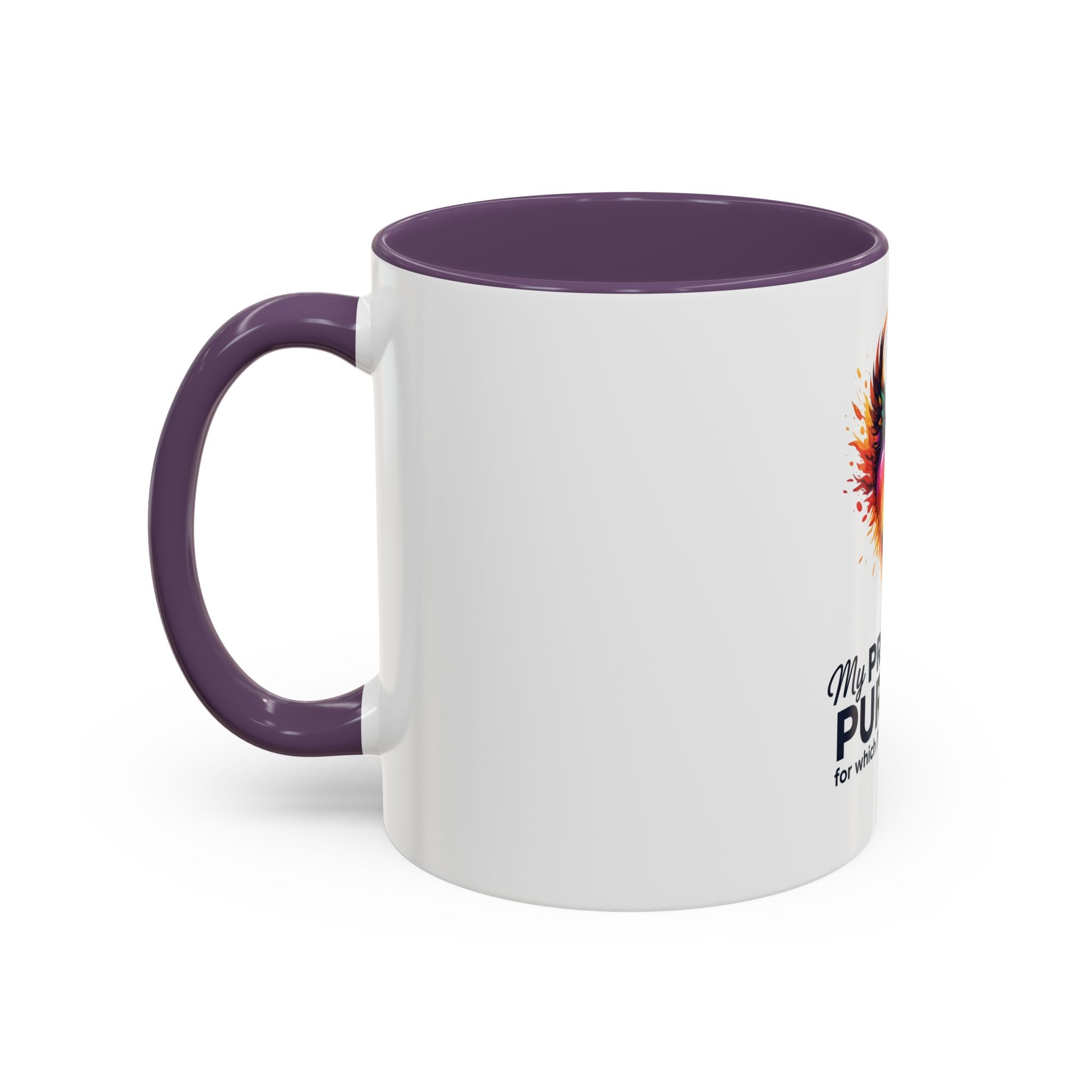 My Pride & My Purpose™ Premium Accent Coffee Mug | LGBTQ+ Pride Drinkware