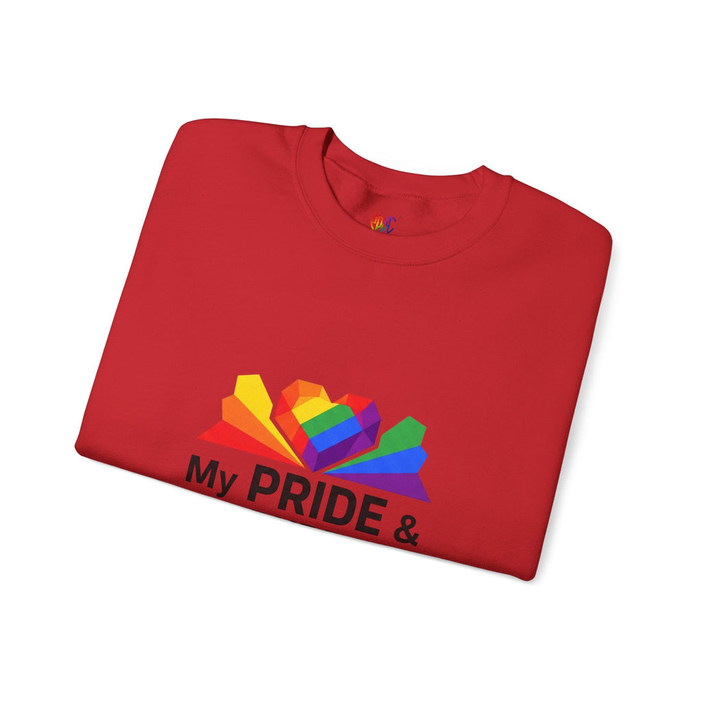 My Pride & My Purpose™ Heavy Blend Crewneck Sweatshirt | LGBTQ+ Pride