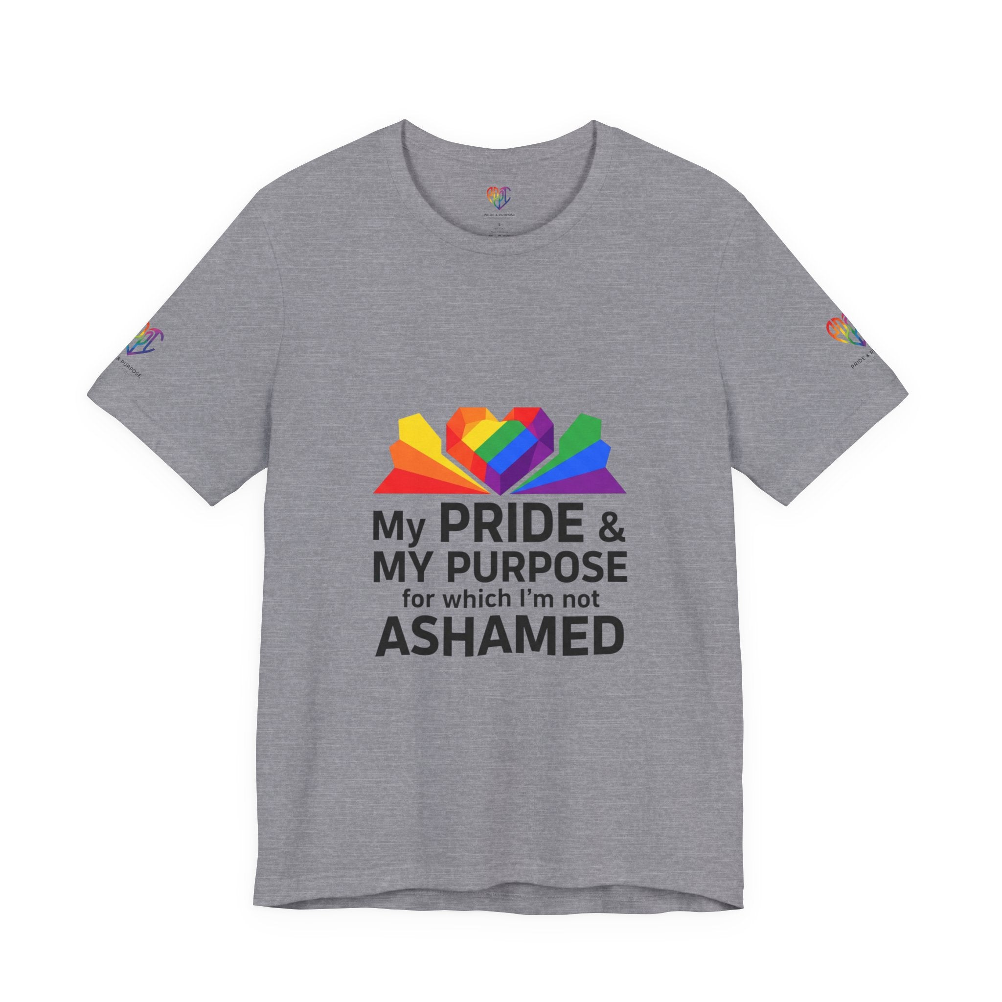 My Pride & My Purpose™ Heavyweight Unisex Tee | LGBTQ+ Pride