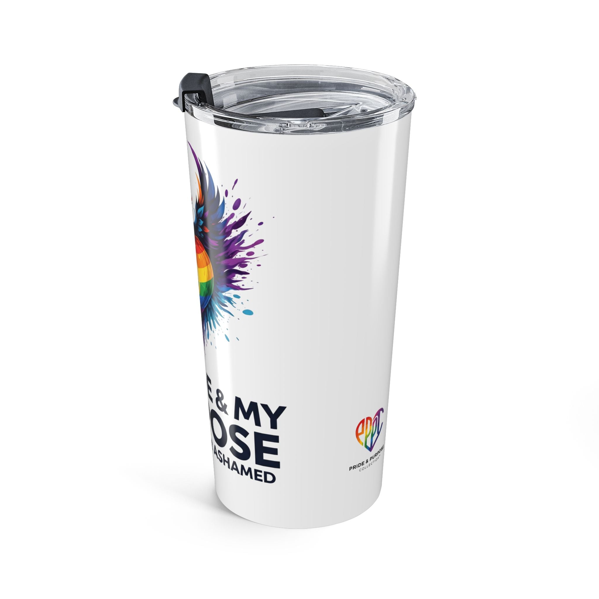My Pride & My Purpose™ Premium 20oz Insulated Tumbler | LGBTQ+ Pride Drinkware