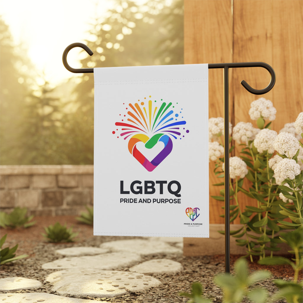 LGBTQ+ Pride and Purpose™ Premium Garden Flag