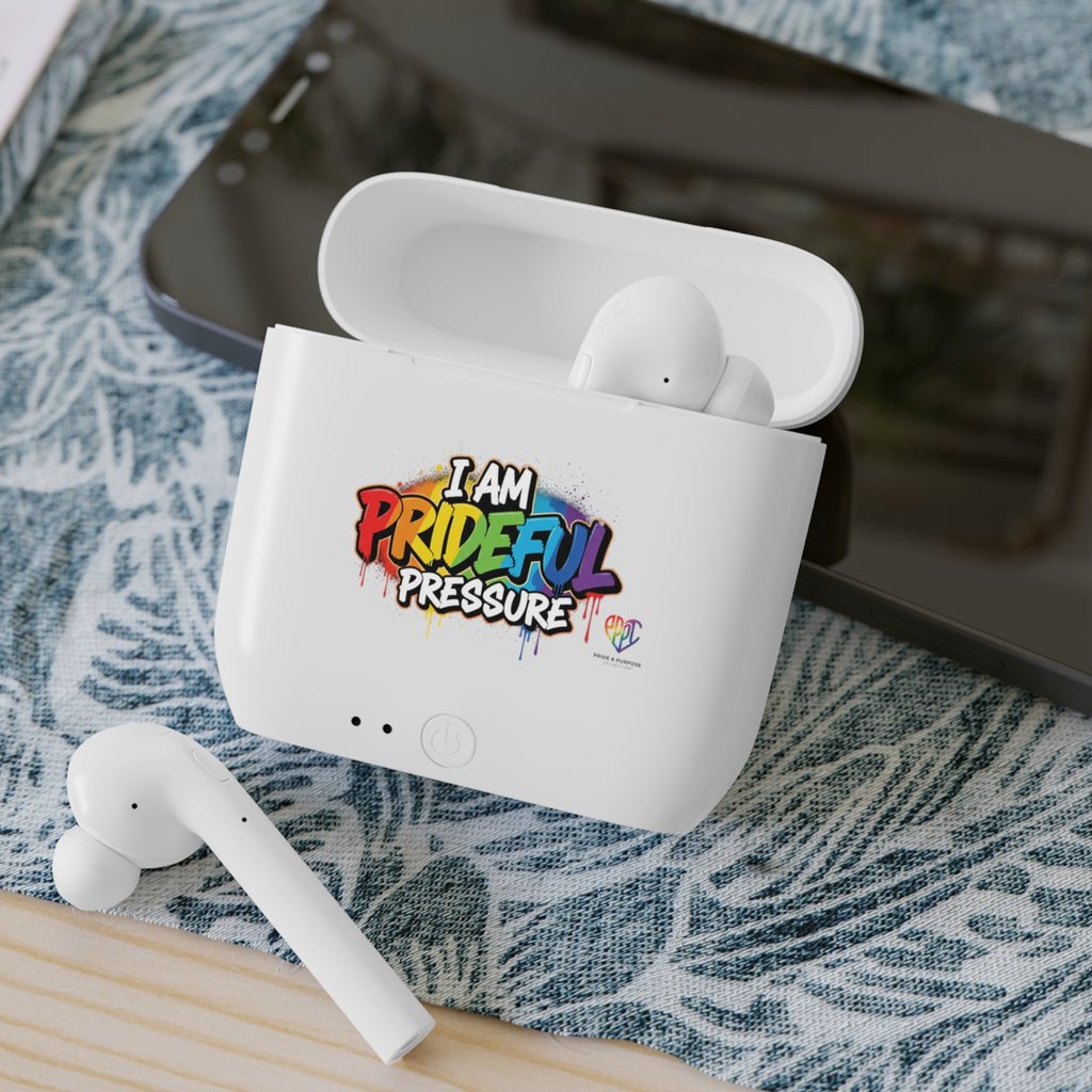 I Am Prideful Pressure™ Wireless Earbud Charging Case | LGBTQ+ Pride