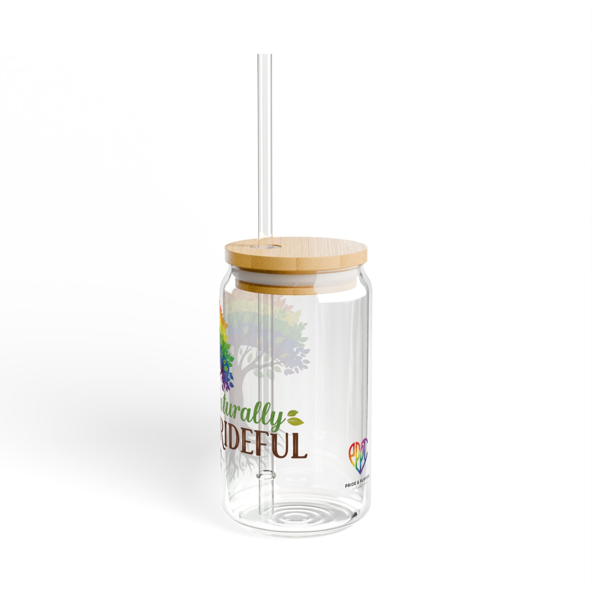 Naturally Prideful™ LGBTQ+ 16oz Sipper Glass