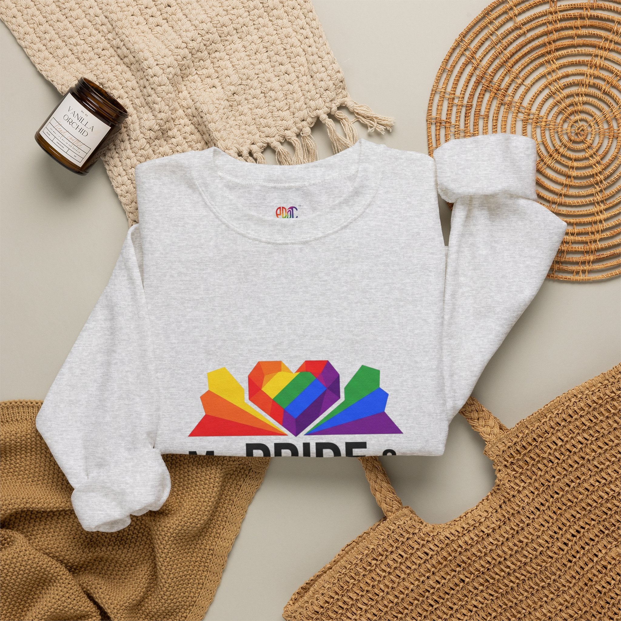 My Pride & My Purpose™ Heavy Blend Crewneck Sweatshirt | LGBTQ+ Pride