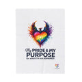 My Pride & My Purpose™ Premium Throw Blanket | LGBTQ+ Pride