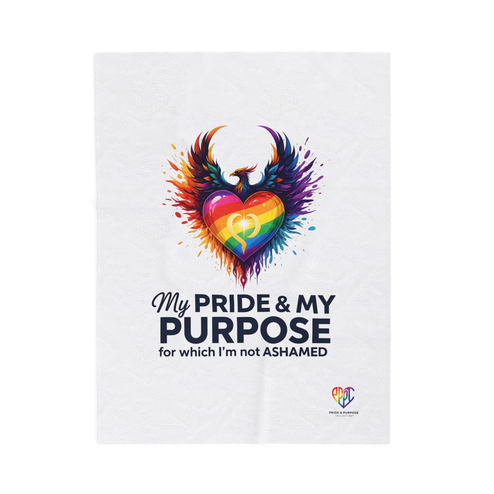 My Pride & My Purpose™ Premium Throw Blanket | LGBTQ+ Pride