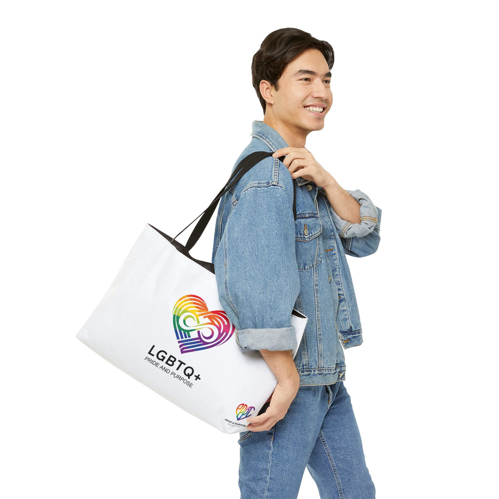 LGBTQ+ Pride and Purpose™ Premium Oversized Tote Bag