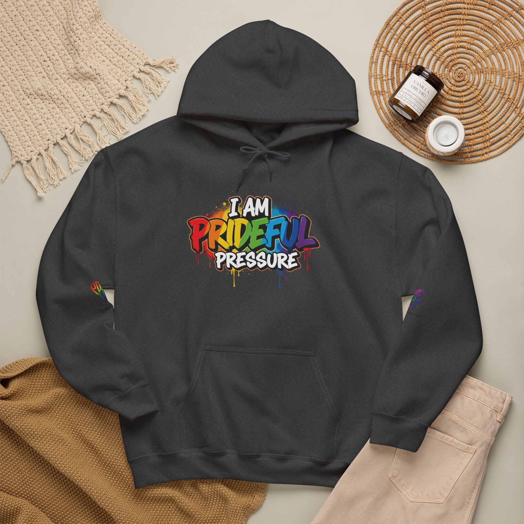 I Am Prideful Pressure™ Premium Unisex Hoodie | LGBTQ+ Pride Affirmation