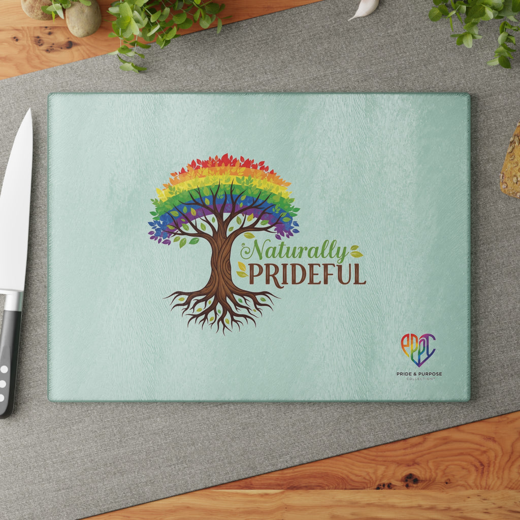Naturally Prideful™ Premium Glass Cutting Board | The Pride & Purpose Collection™