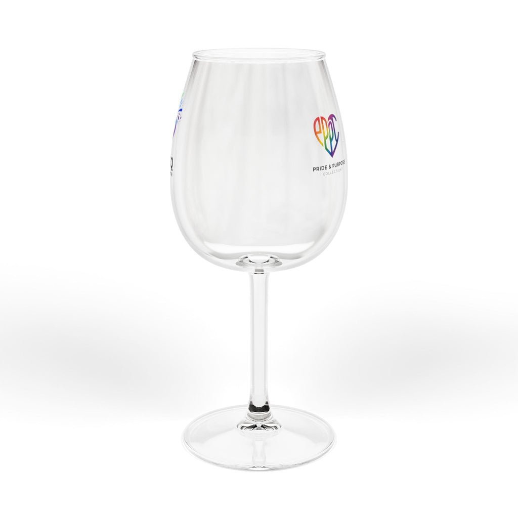 LGBTQ Pride and Purpose™ Stemmed Wine Glass | LGBTQ+ Drinkware