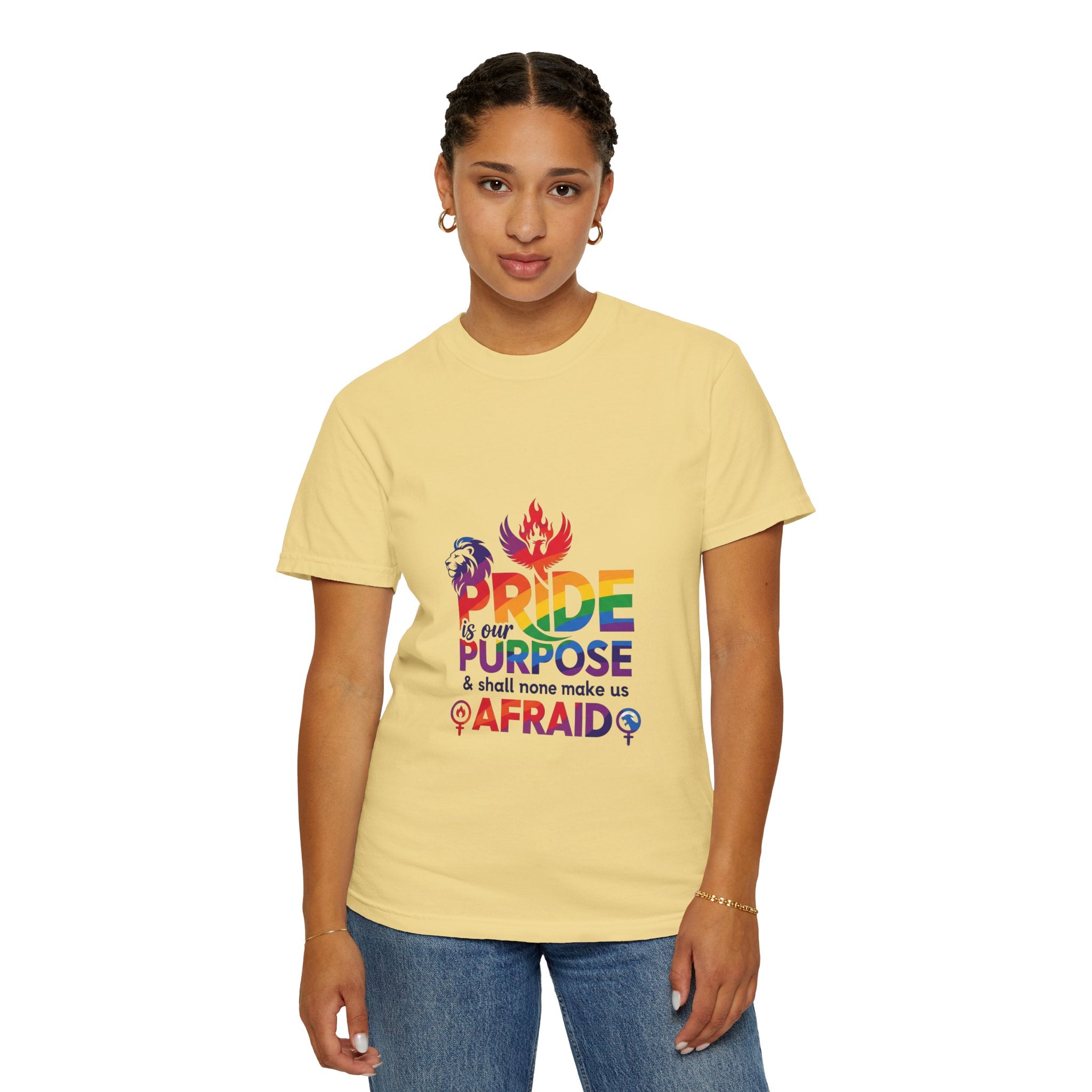 Pride Is Our Purpose™ & Shall None Make Us Afraid™ Premium Unisex T-Shirt