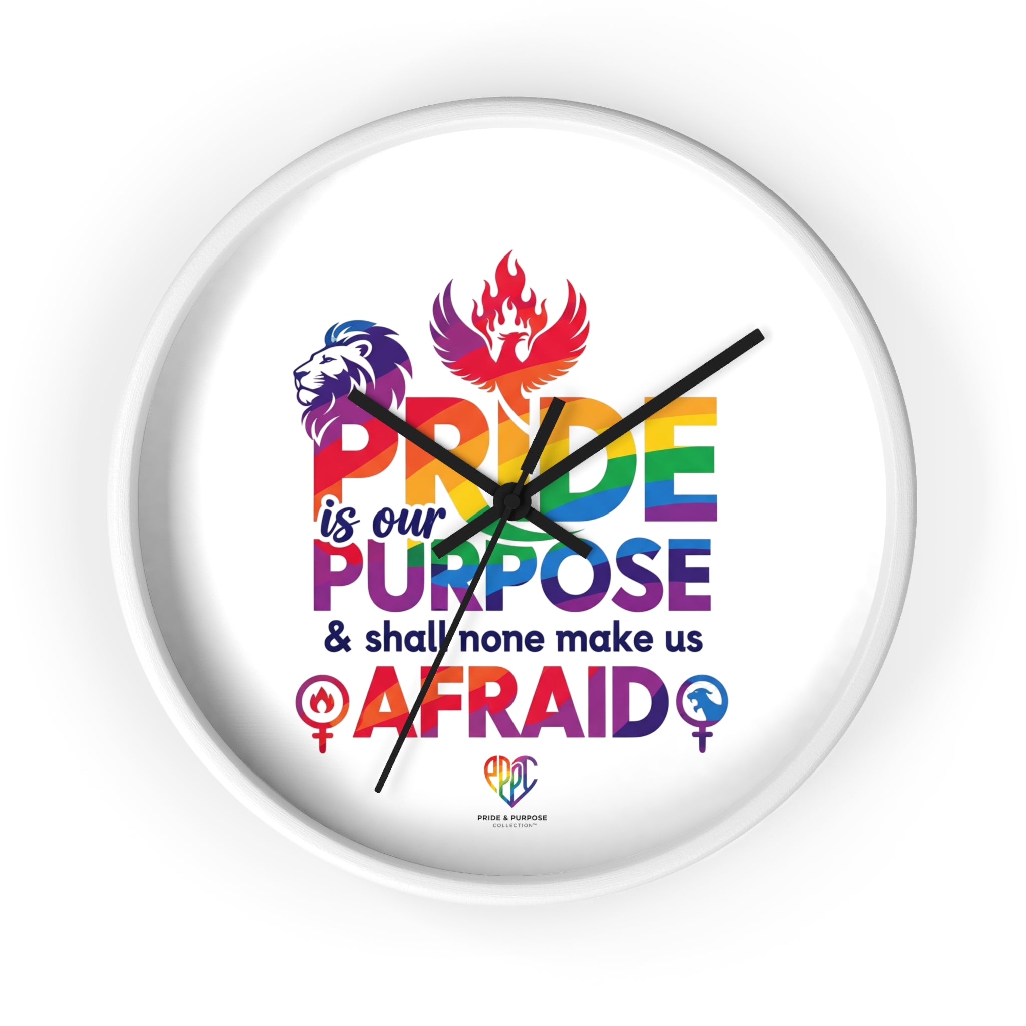Pride Is Our Purpose™ Premium Inspirational Wall Clock
