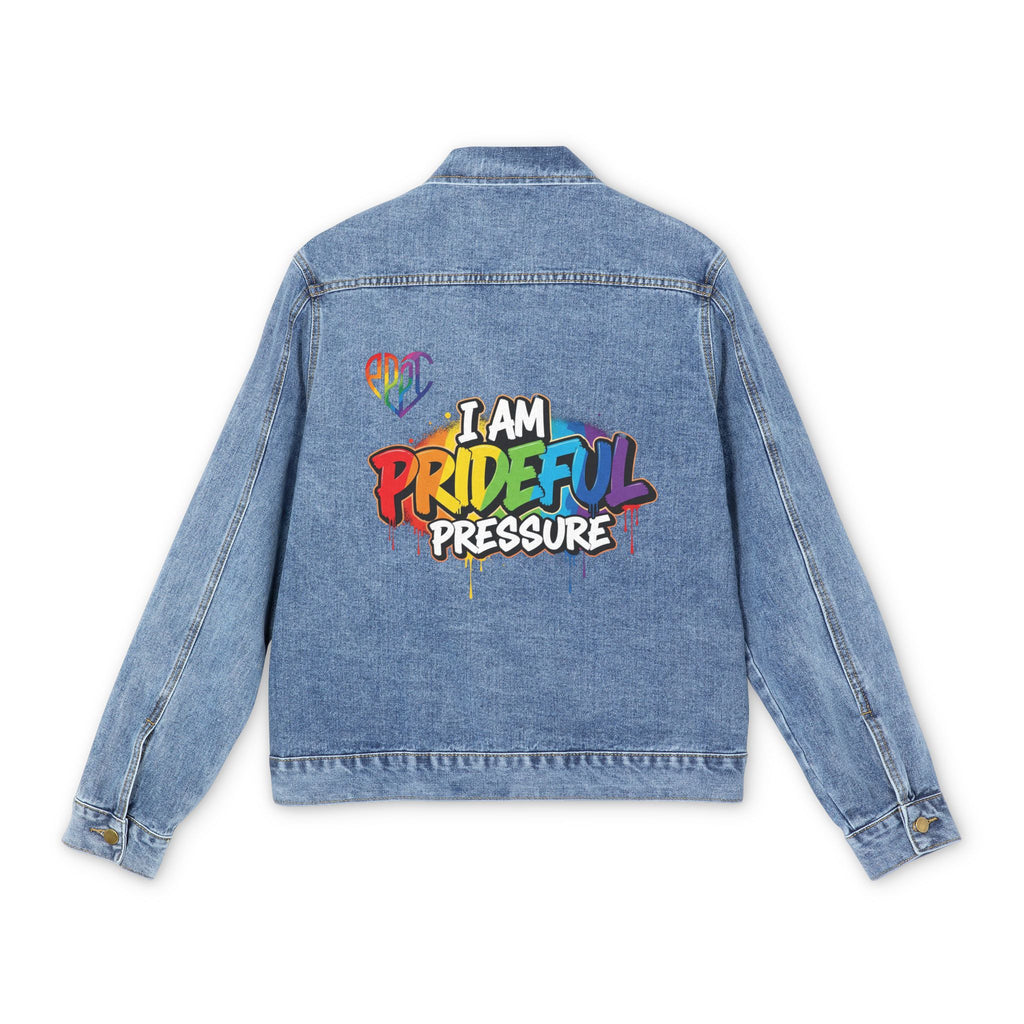 I Am Prideful Pressure™ Premium Denim Jacket | Pride Affirmation