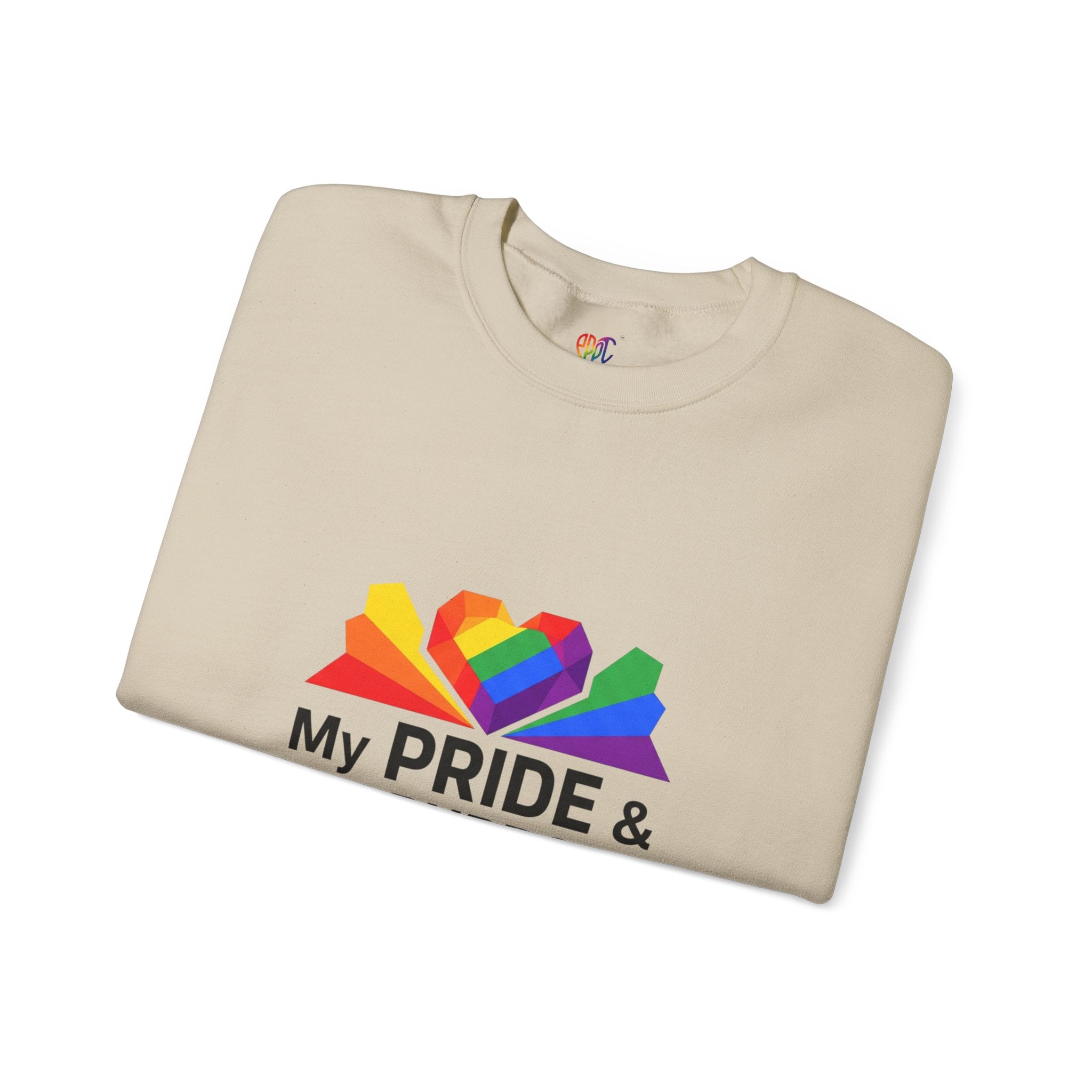 My Pride & My Purpose™ Heavy Blend Crewneck Sweatshirt | LGBTQ+ Pride