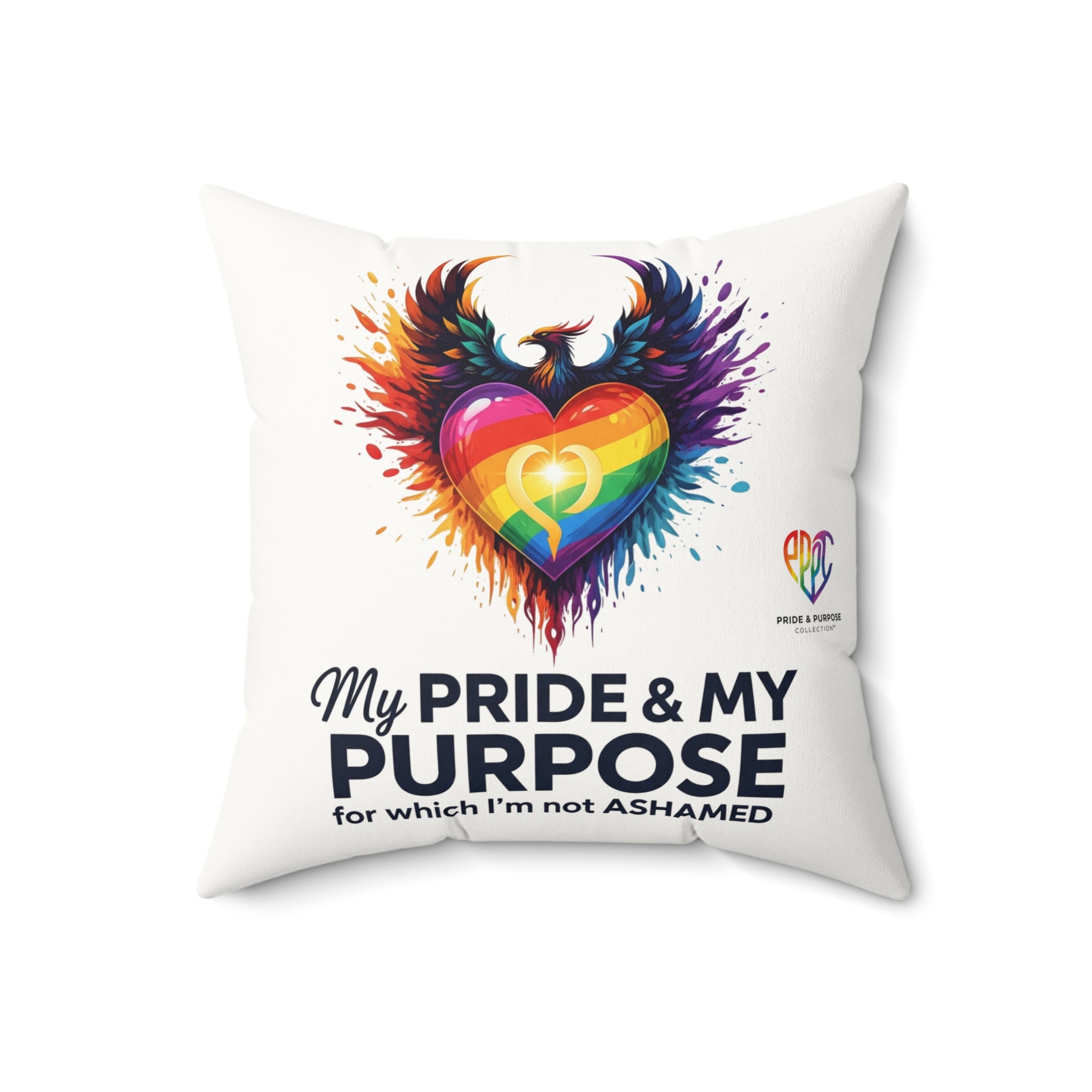 My Pride & My Purpose™ Pillow | LGBTQ+ Pride Affirmation
