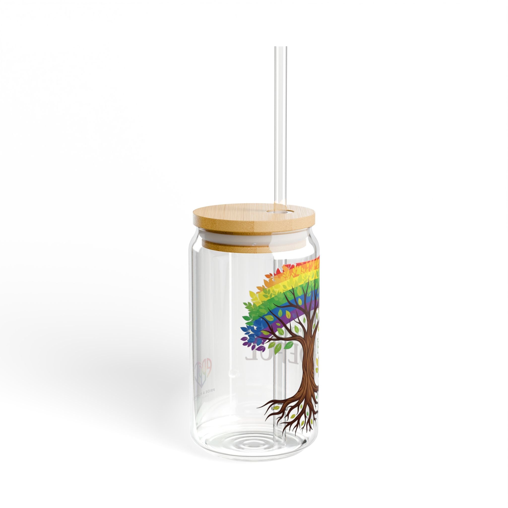 Naturally Prideful™ LGBTQ+ 16oz Sipper Glass
