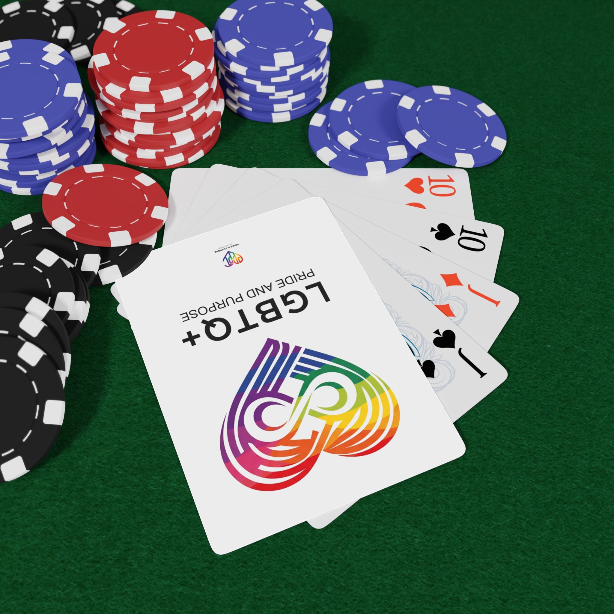 LGBTQ+ Infinity Heart™ Premium Playing Cards
