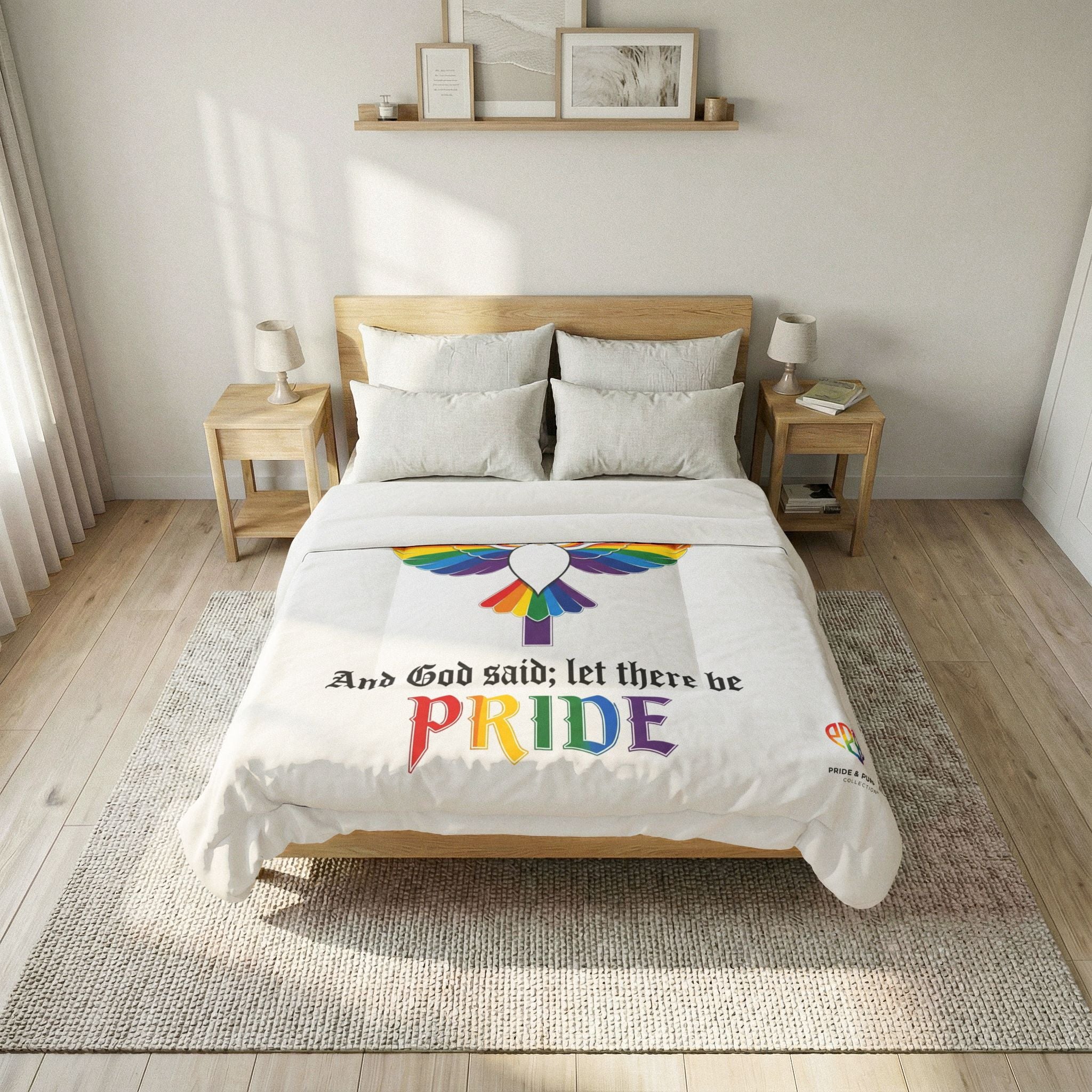 And God Said; Let There Be Pride™ Premium Comforter