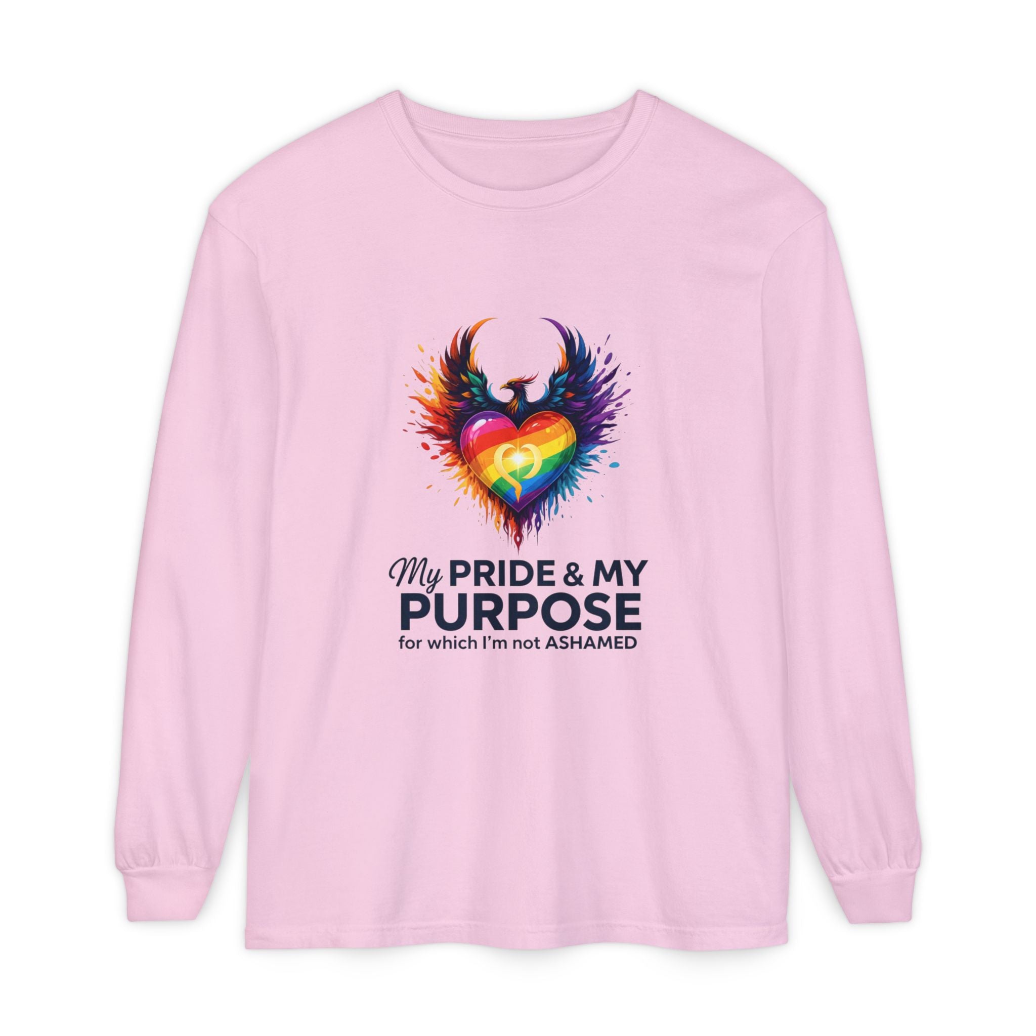 My Pride & My Purpose™ Premium Unisex Long Sleeve T-Shirt | LGBTQ+ Pride