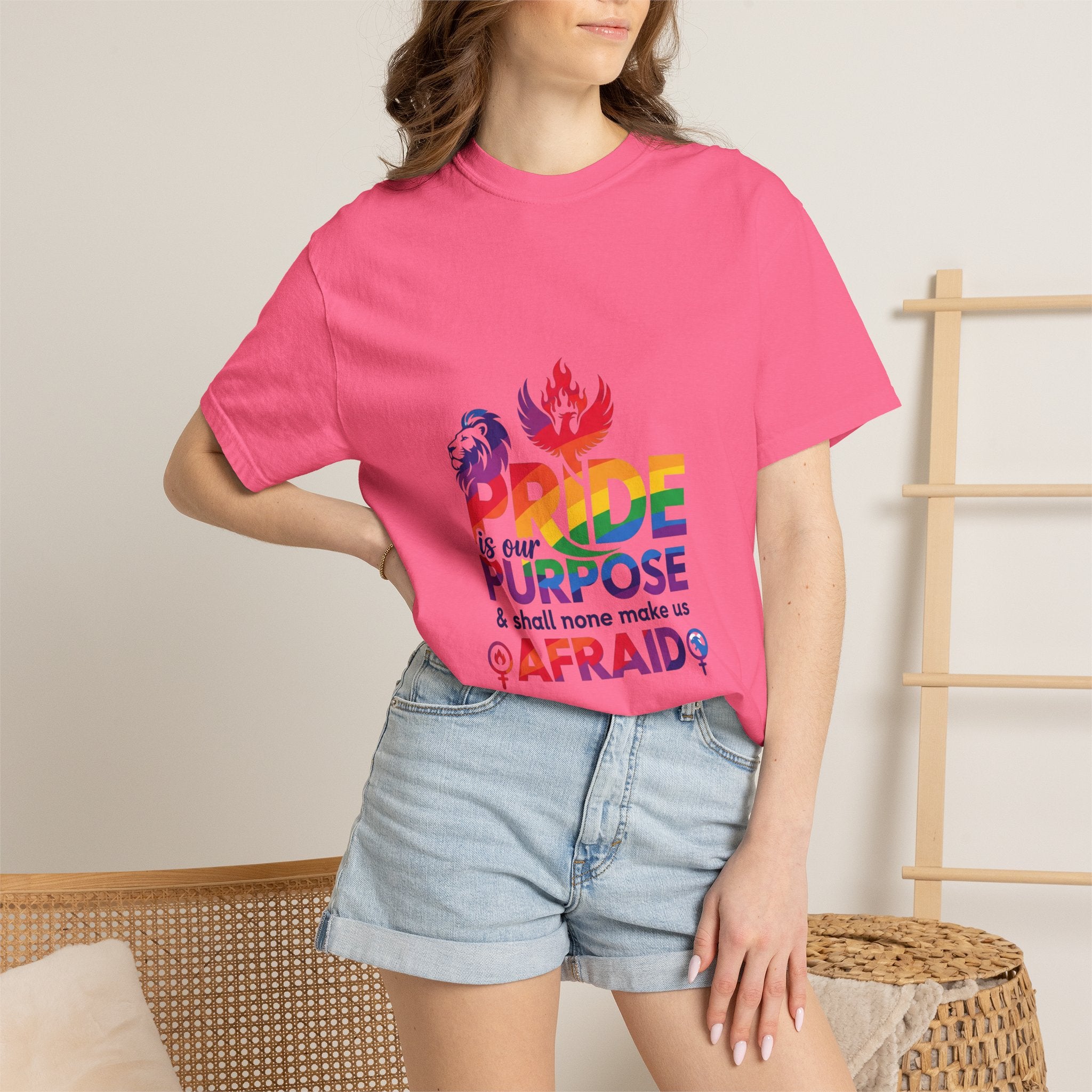 Pride Is Our Purpose™ & Shall None Make Us Afraid™ Premium Unisex T-Shirt
