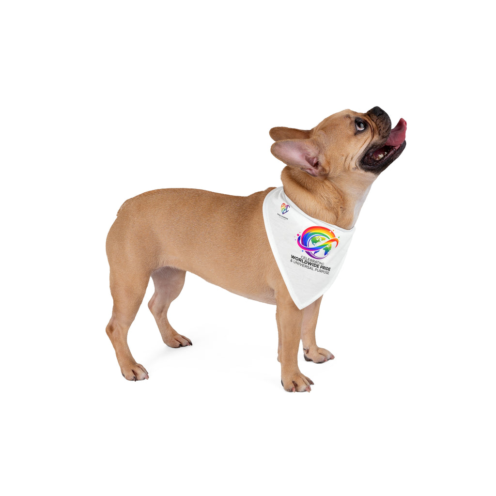 Worldwide Pride & Universal Purpose™ Premium Pet Bandana Collar | Pride Affirmation
