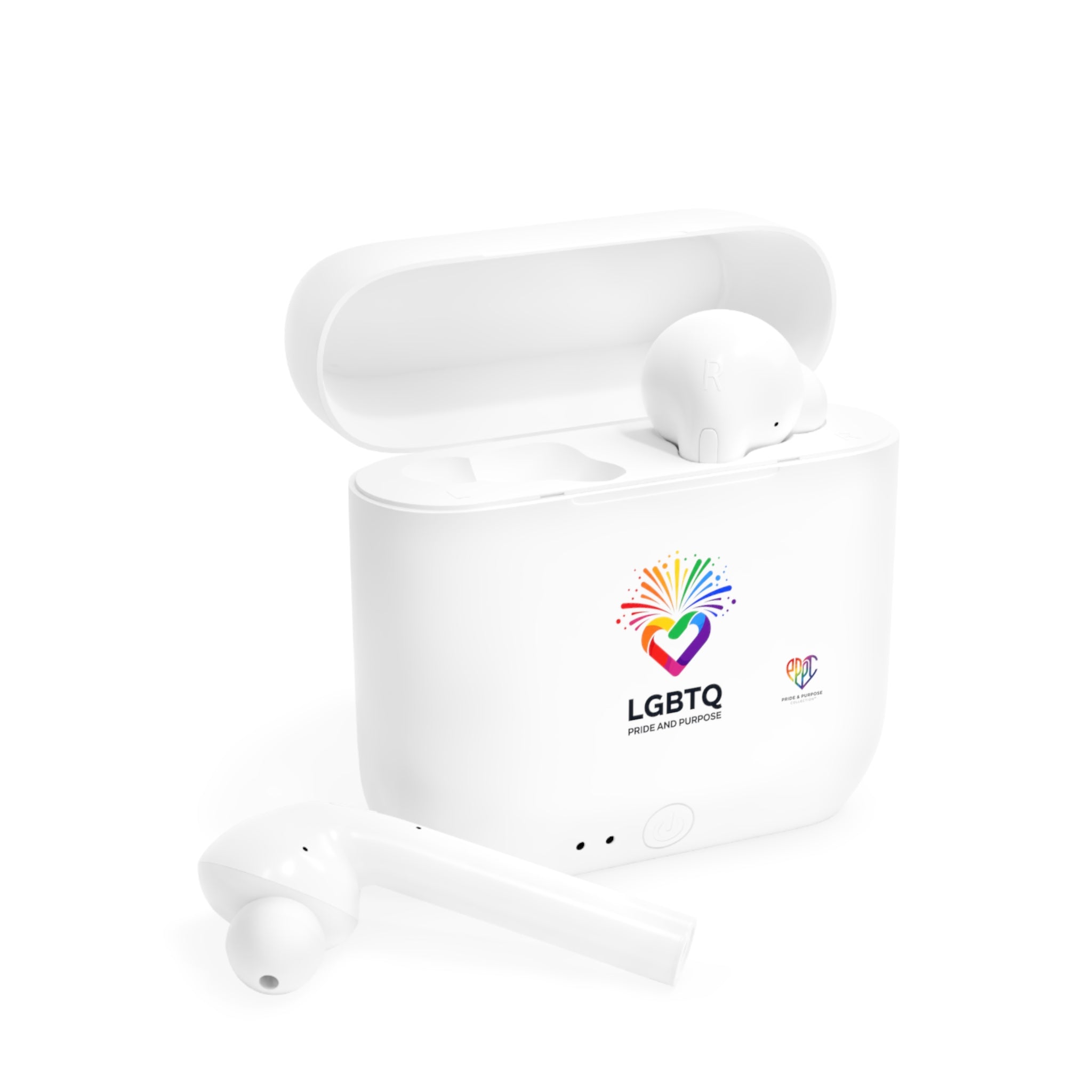 LGBTQ+ Pride and Purpose™ Premium Wireless Earbud Charging Case