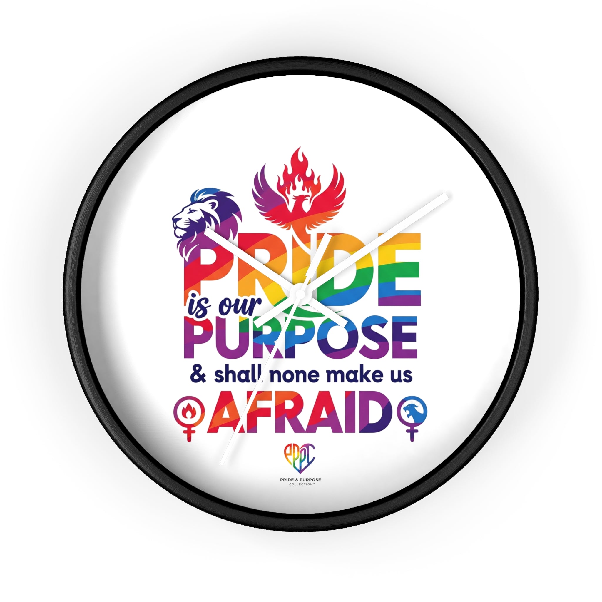 Pride Is Our Purpose™ Premium Inspirational Wall Clock
