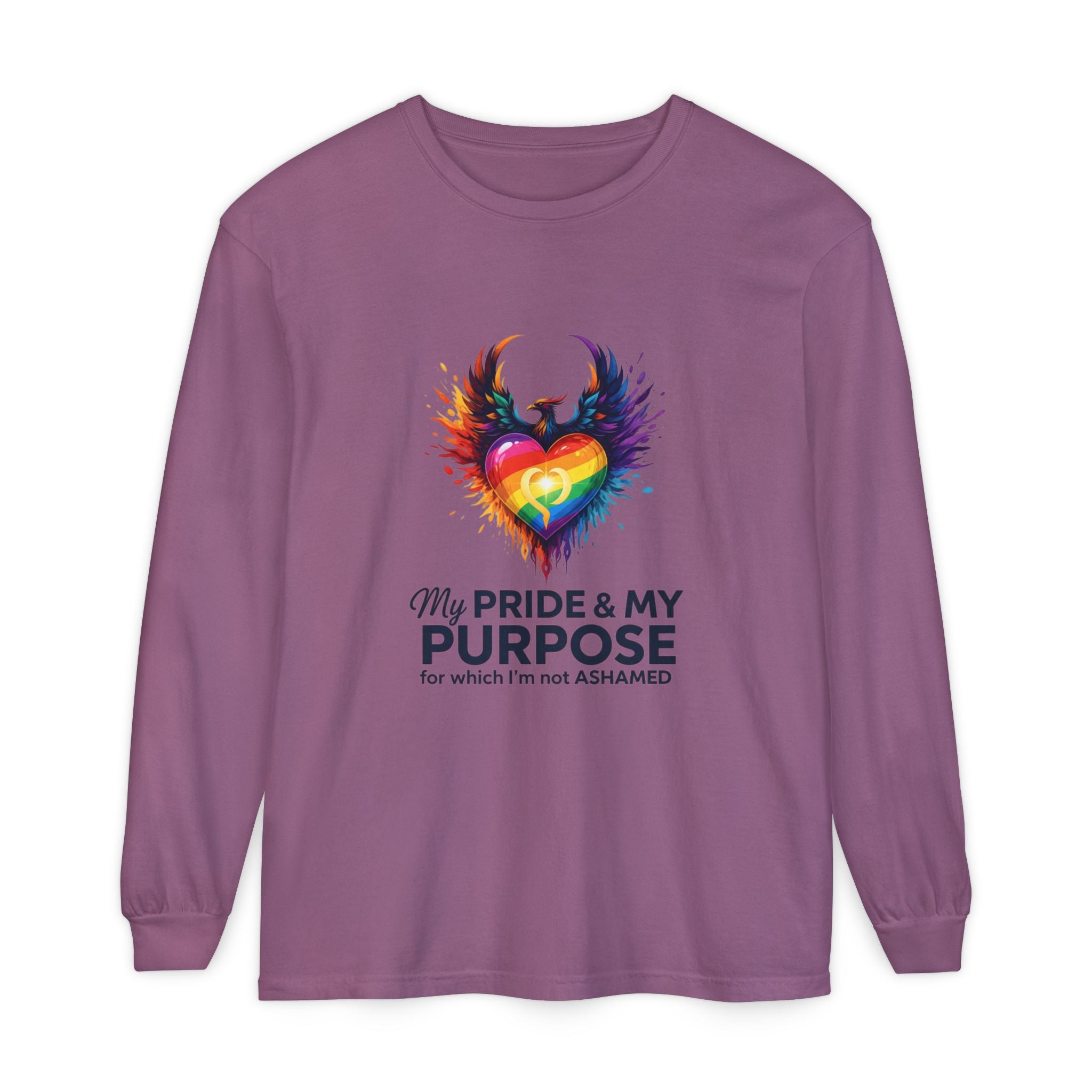 My Pride & My Purpose™ Premium Unisex Long Sleeve T-Shirt | LGBTQ+ Pride