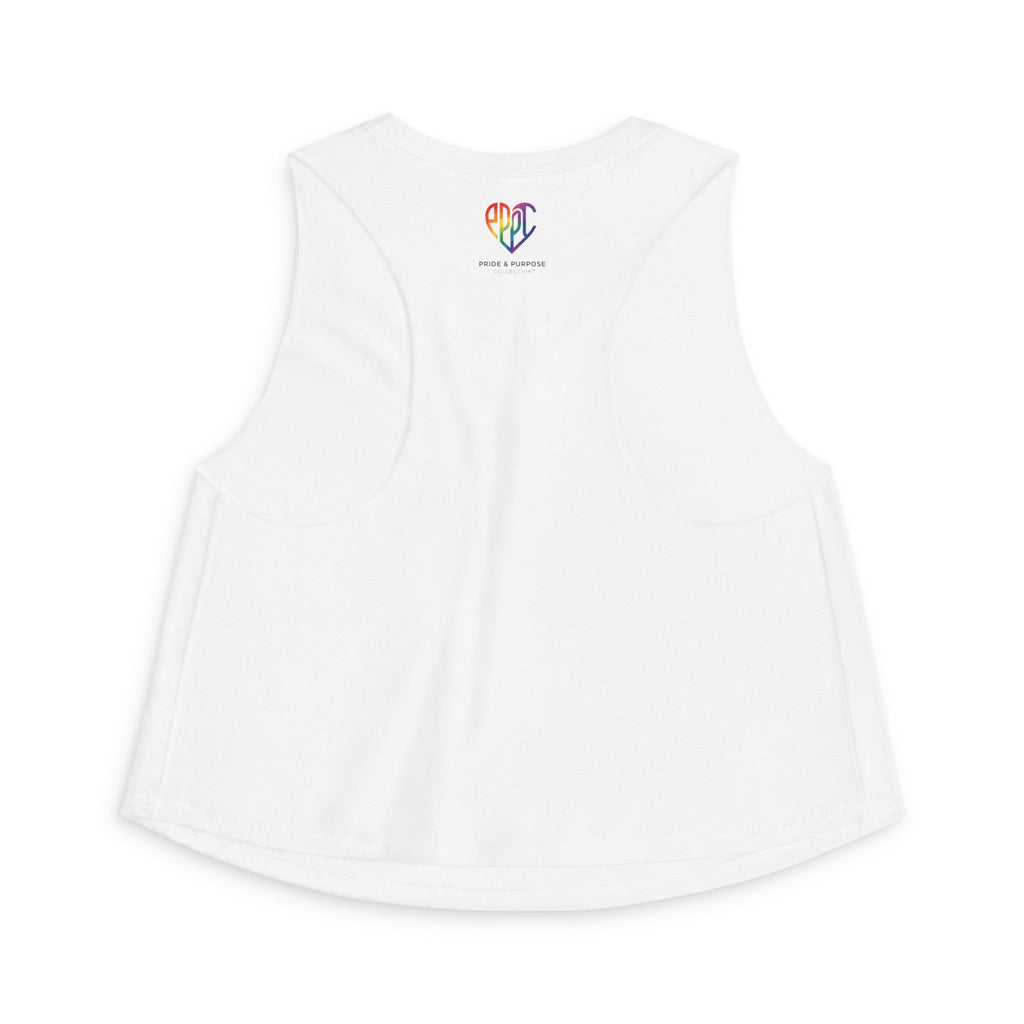 I Am Prideful Pressure™ Women's Festival Crop Tank | LGBTQ+ Pride Apparel