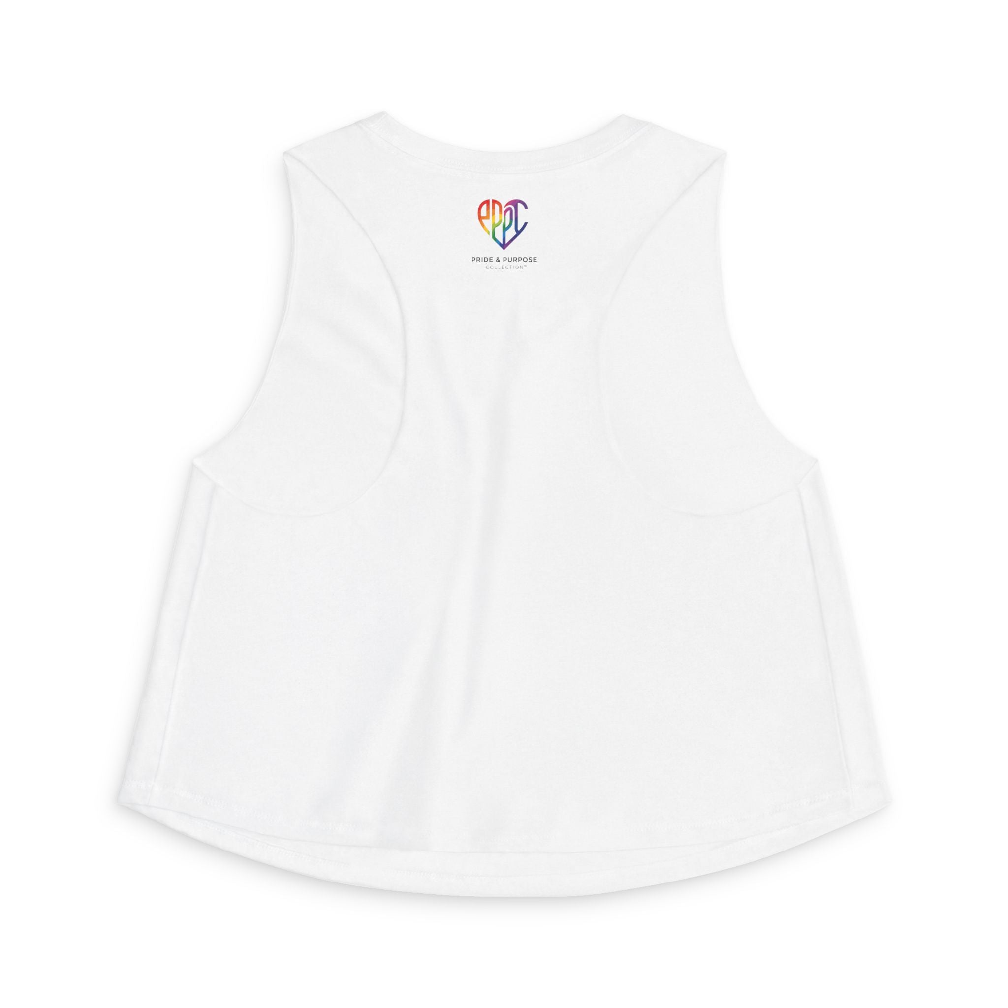 I Am Prideful Pressure™ Women's Festival Crop Tank | LGBTQ+ Pride Apparel