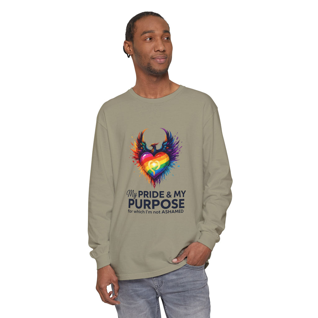 My Pride & My Purpose™ Premium Unisex Long Sleeve T-Shirt | LGBTQ+ Pride