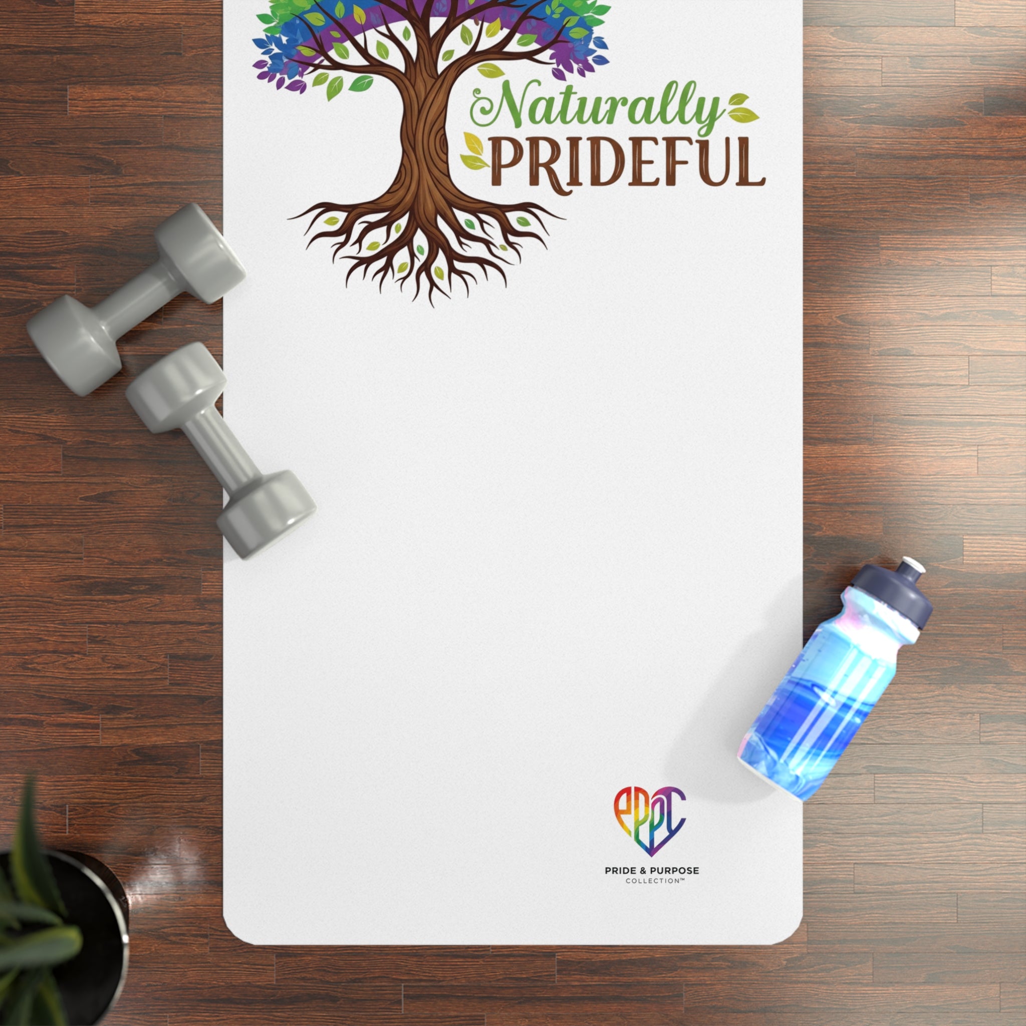 Naturally Prideful™ Premium Yoga Mat | LGBTQ+ Inspirational Fitness Mat