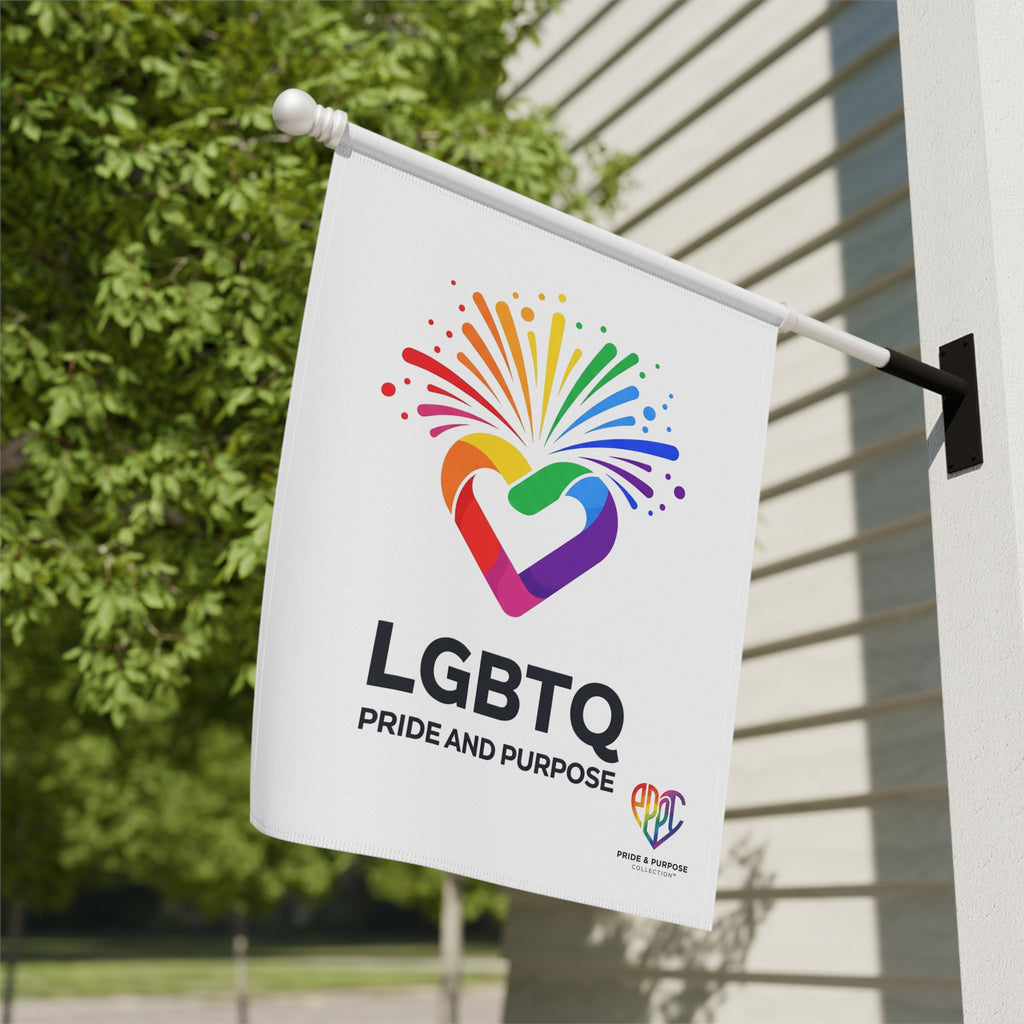LGBTQ+ Pride and Purpose™ Premium Garden Flag