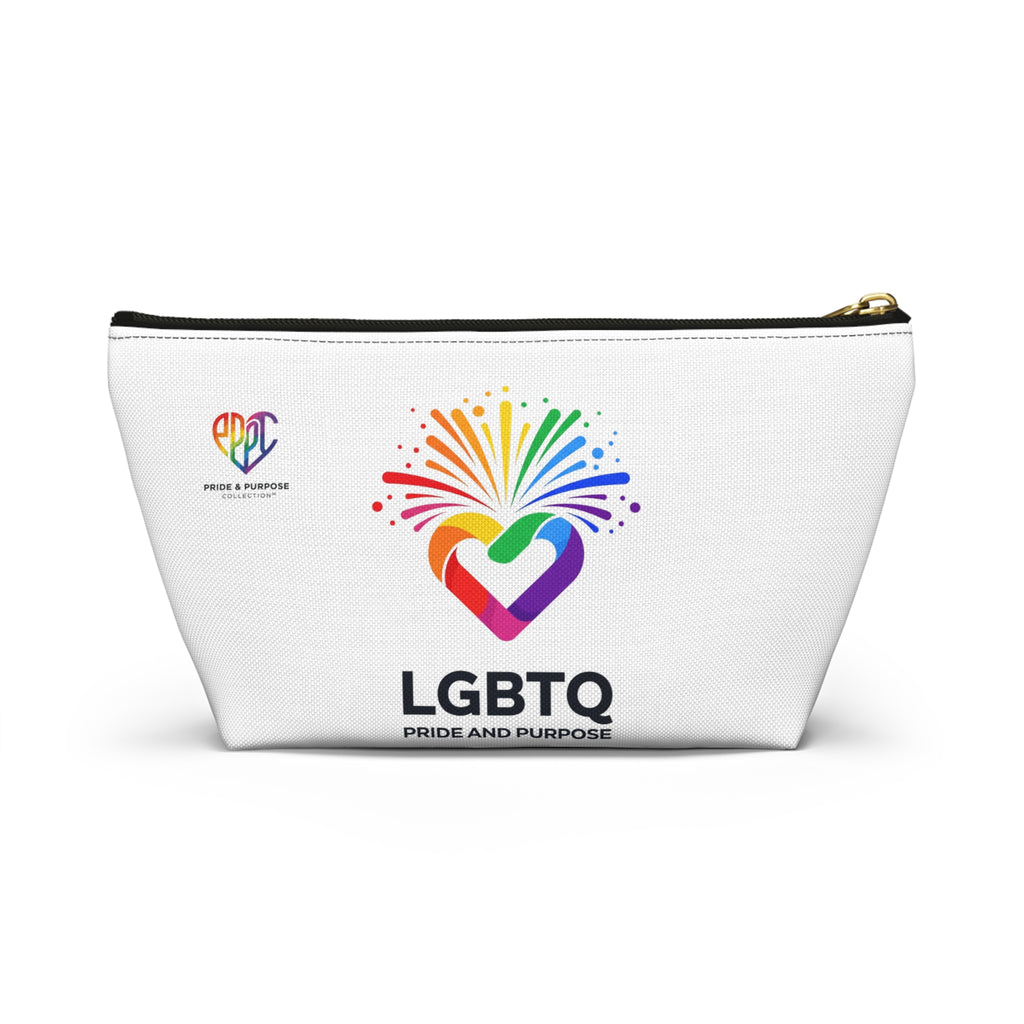Pride & Purpose LGBTQ+ Celebration Heart Travel Pouch