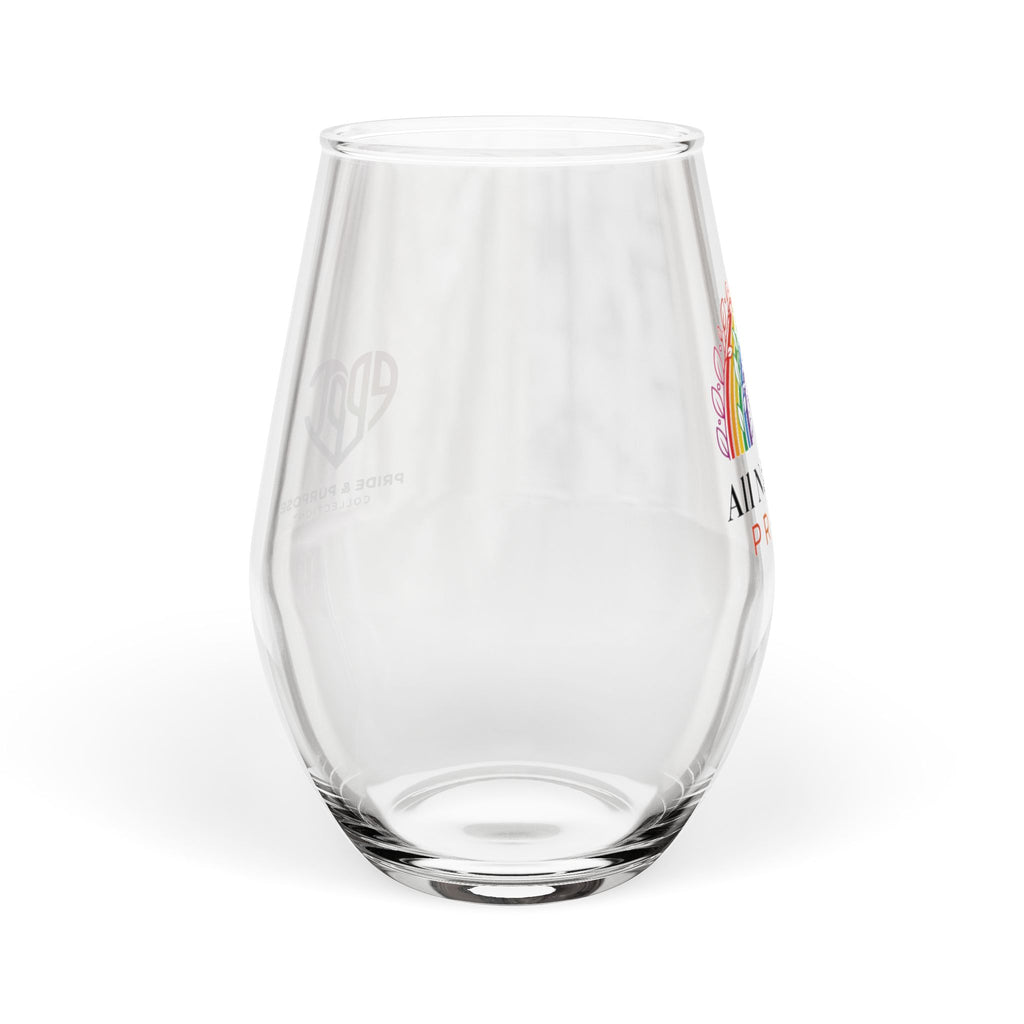 All Natural Pride™ Premium Stemless Wine Glass