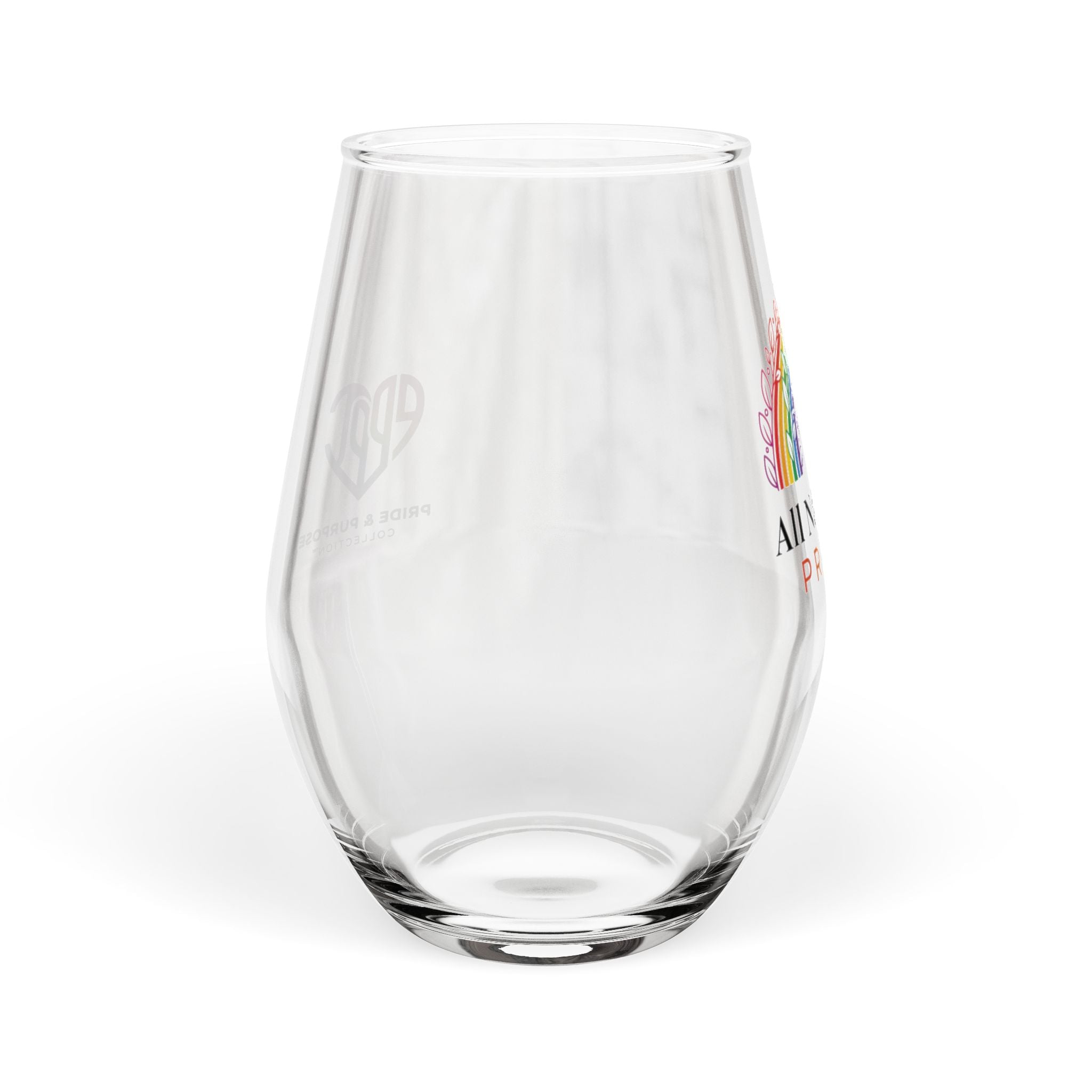 All Natural Pride™ Premium Stemless Wine Glass