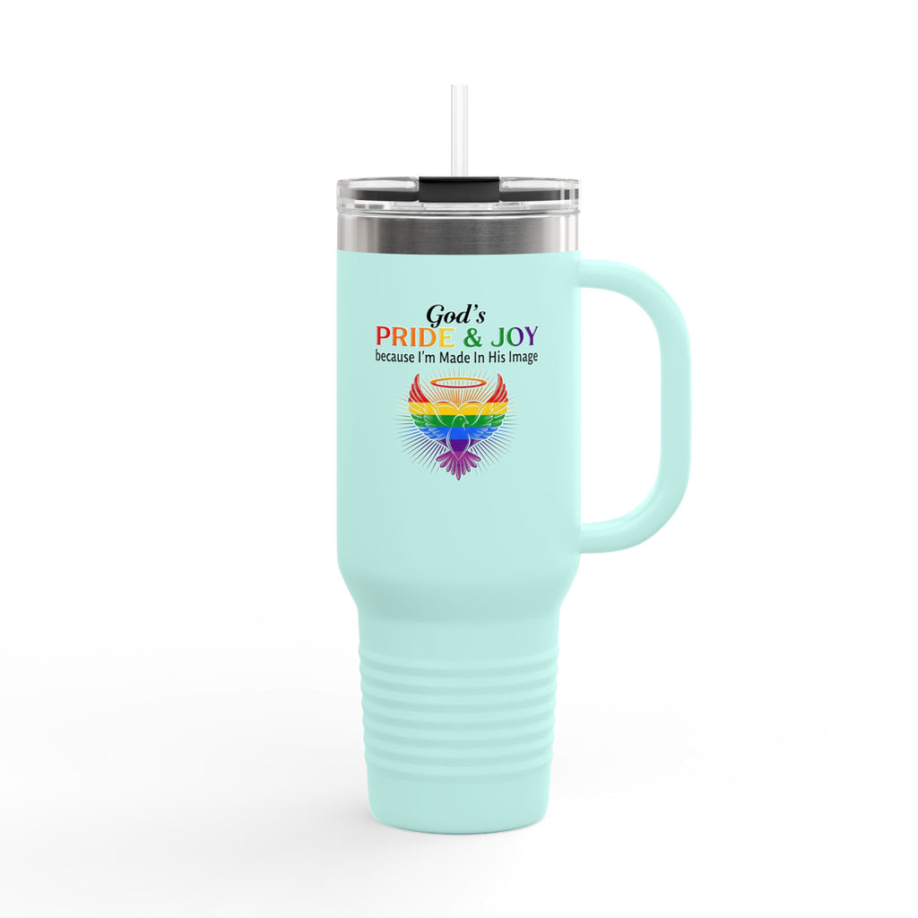 God's Pride & Joy™ 40 oz Insulated Travel Mug with Handle