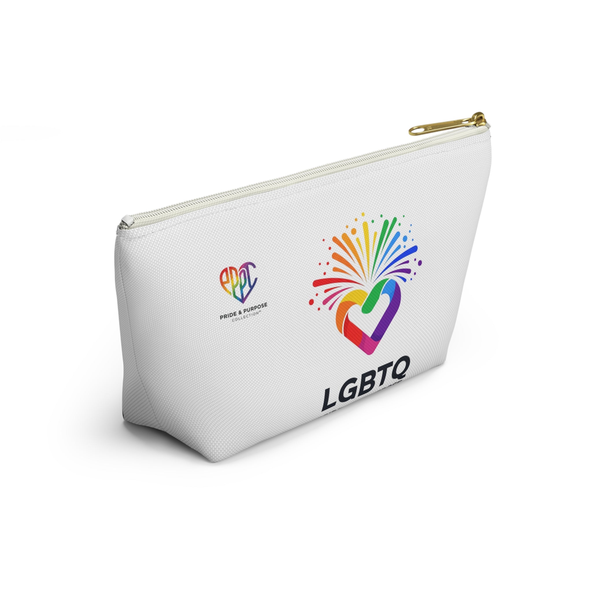 Pride & Purpose LGBTQ+ Celebration Heart Travel Pouch