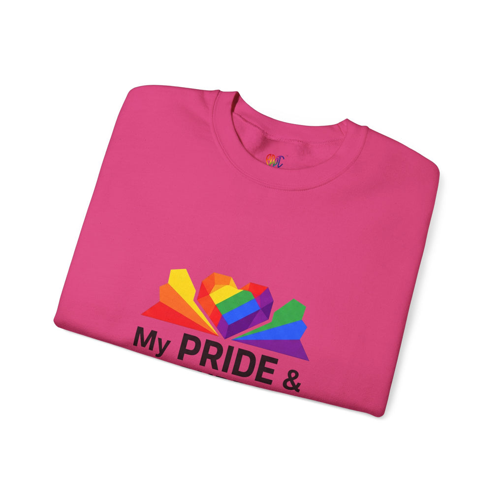 My Pride & My Purpose™ Heavy Blend Crewneck Sweatshirt | LGBTQ+ Pride