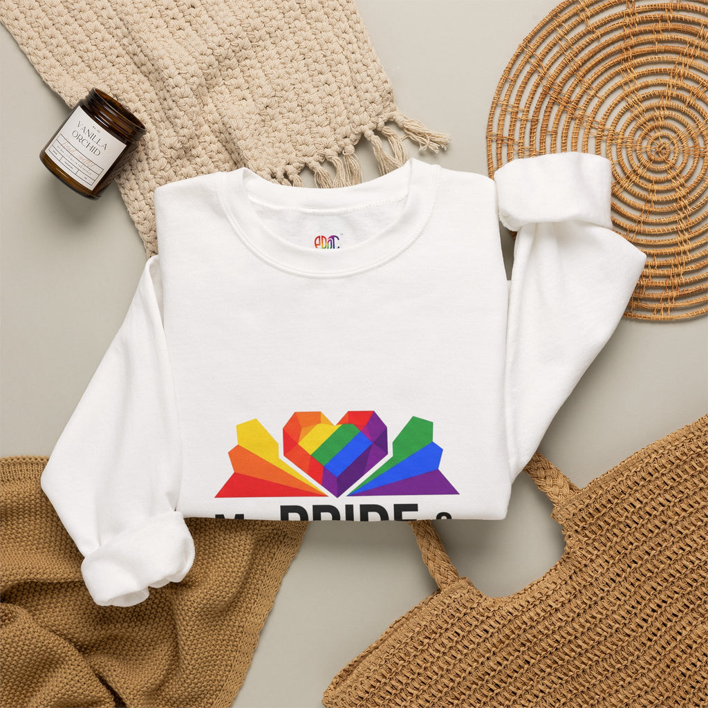My Pride & My Purpose™ Heavy Blend Crewneck Sweatshirt | LGBTQ+ Pride