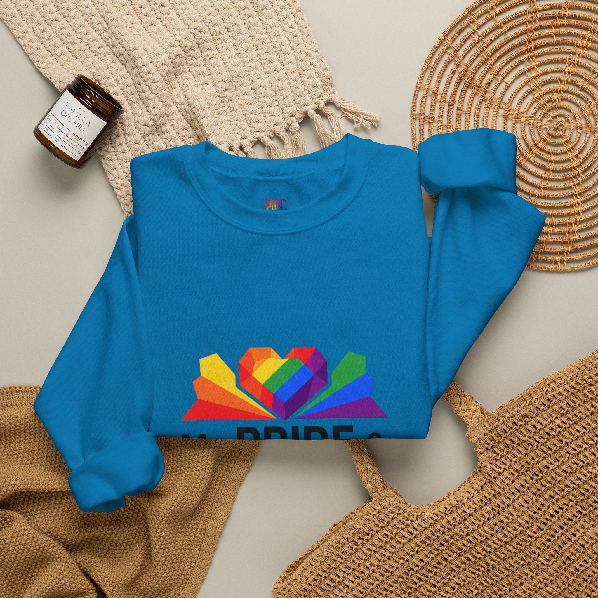 My Pride & My Purpose™ Heavy Blend Crewneck Sweatshirt | LGBTQ+ Pride