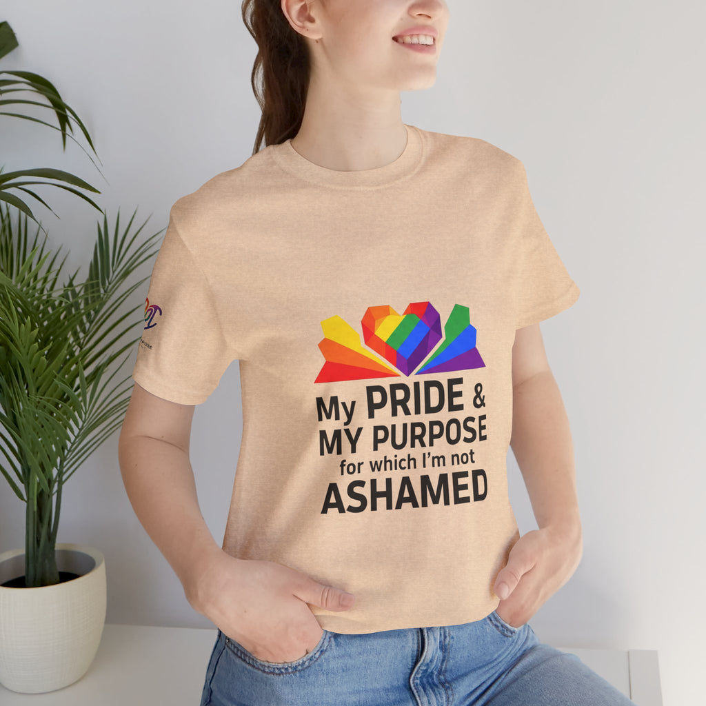 My Pride & My Purpose™ Heavyweight Unisex Tee | LGBTQ+ Pride