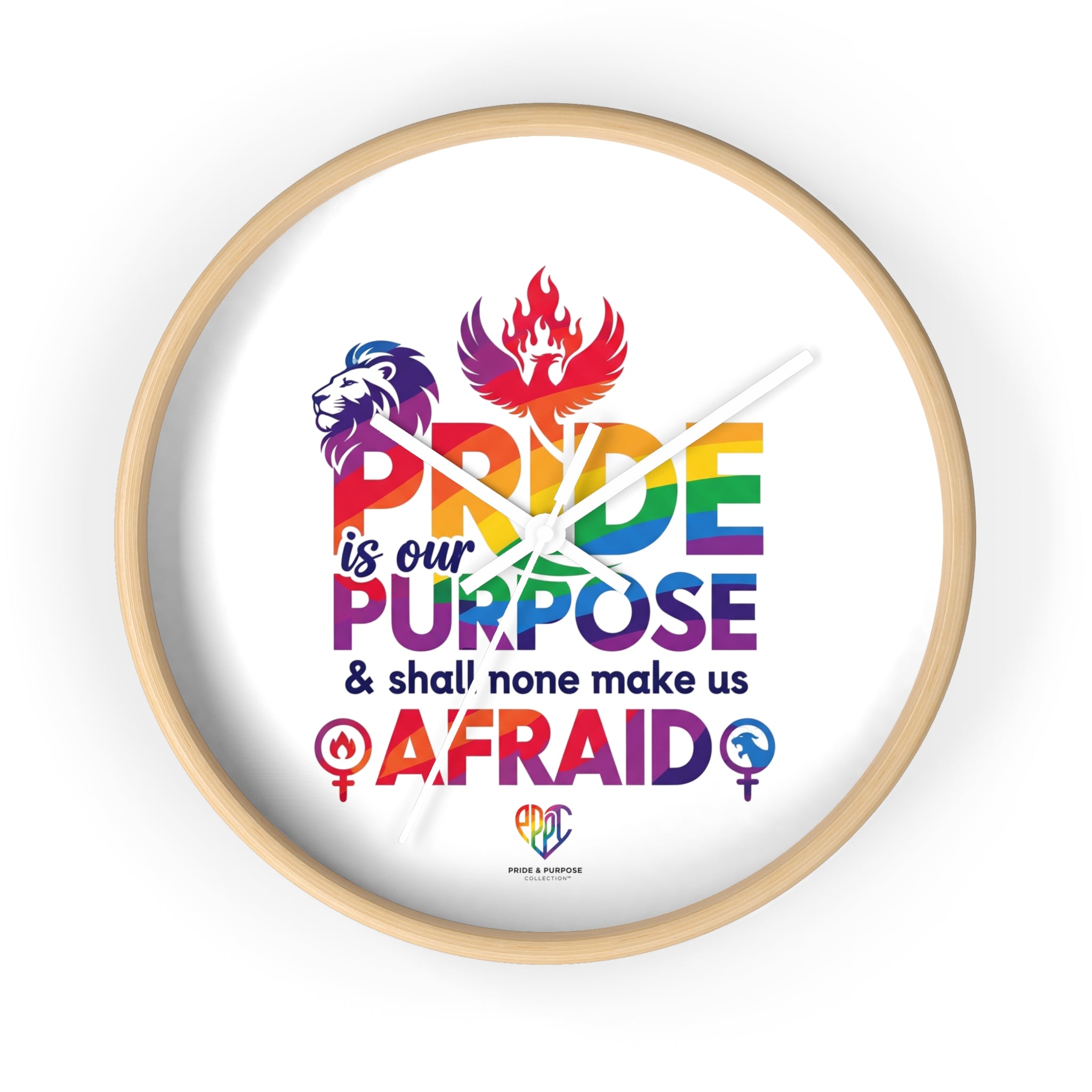 Pride Is Our Purpose™ Premium Inspirational Wall Clock