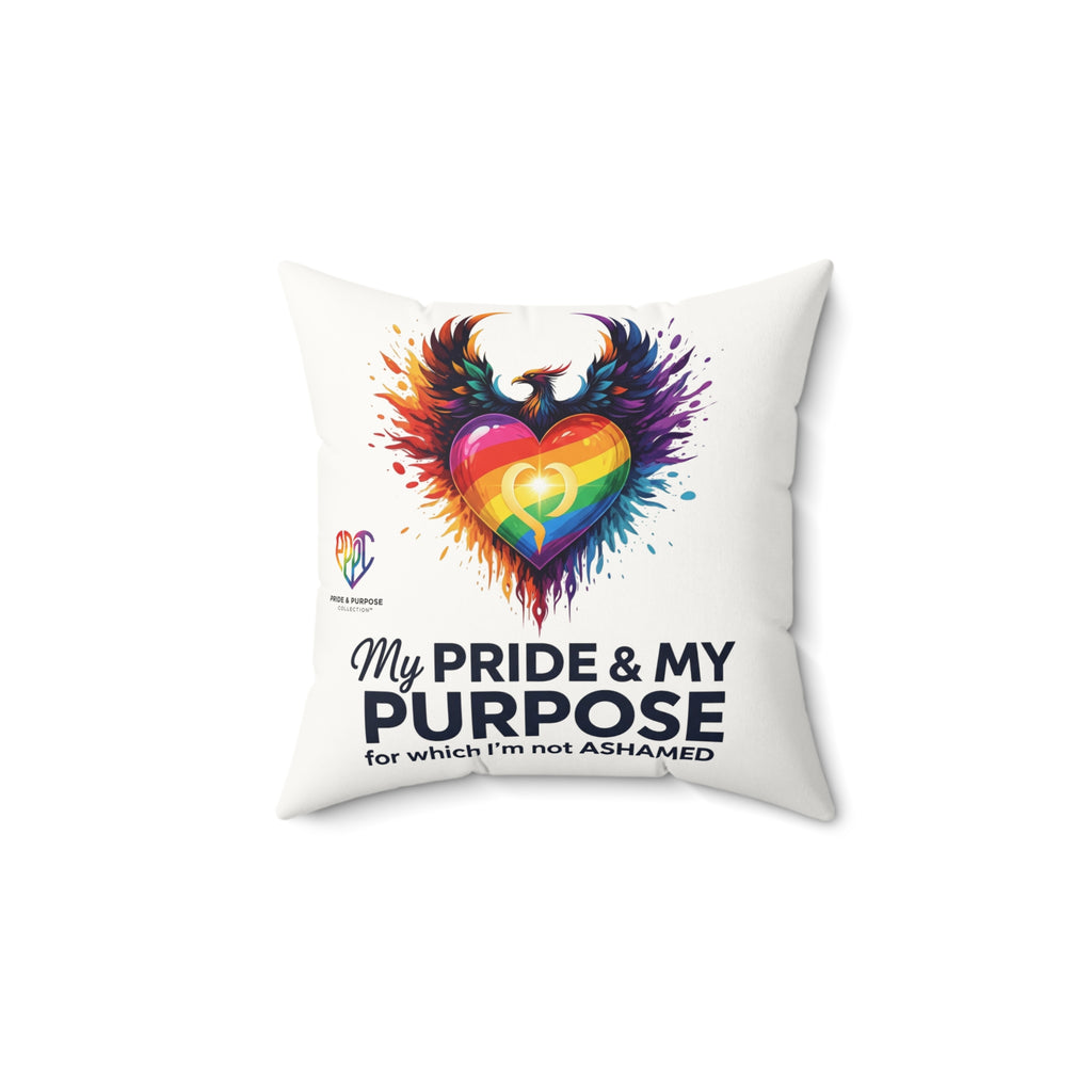 My Pride & My Purpose™ Pillow | LGBTQ+ Pride Affirmation