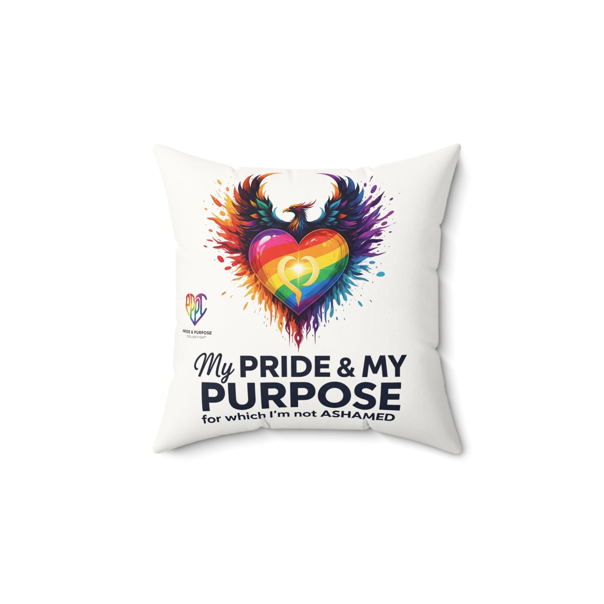 My Pride & My Purpose™ Pillow | LGBTQ+ Pride Affirmation