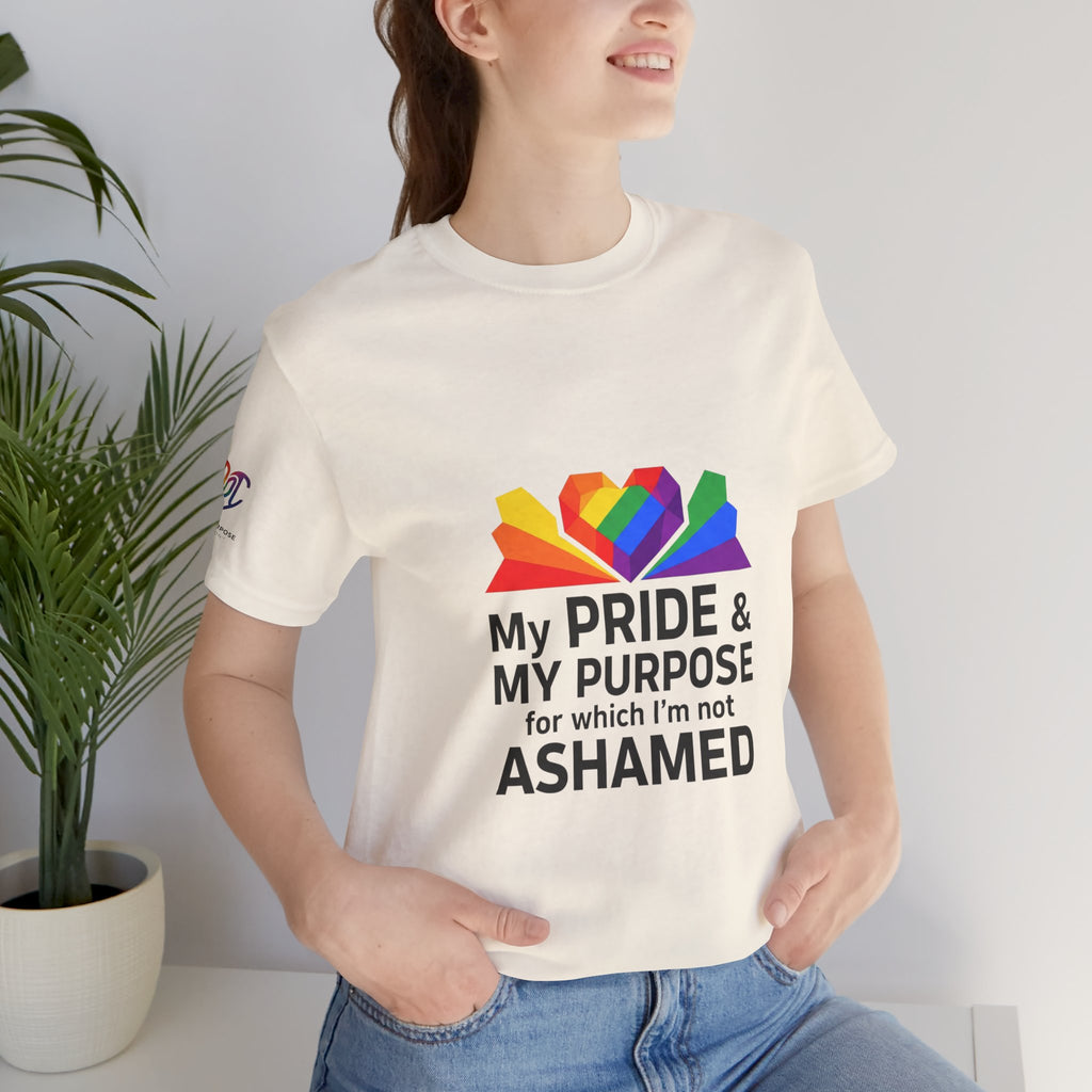 My Pride & My Purpose™ Heavyweight Unisex Tee | LGBTQ+ Pride