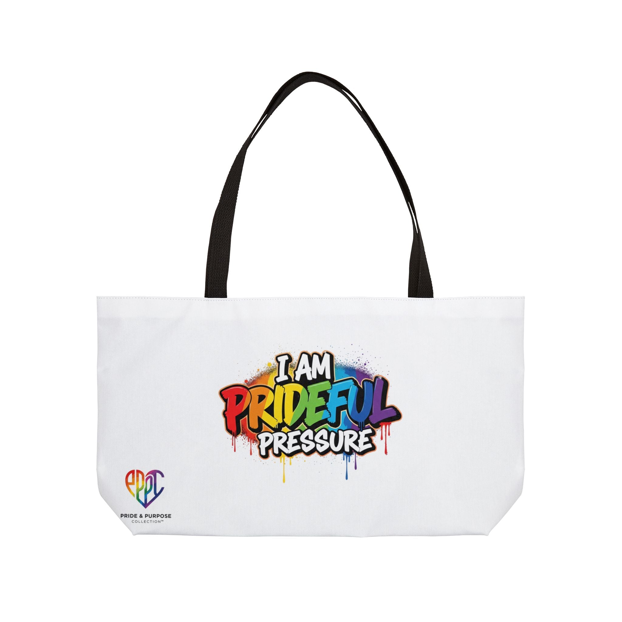 I Am Prideful Pressure™ Premium Oversized Tote Bag | LGBTQ+ Pride